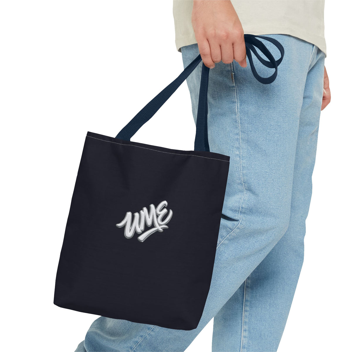 Tote Bag — UME White Logo Streetwear Carryall