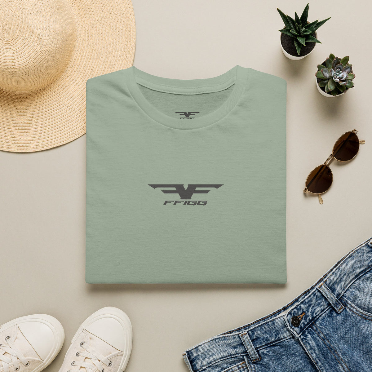 FFIGG Logo Graphic T-Shirt — Sand & More Colors