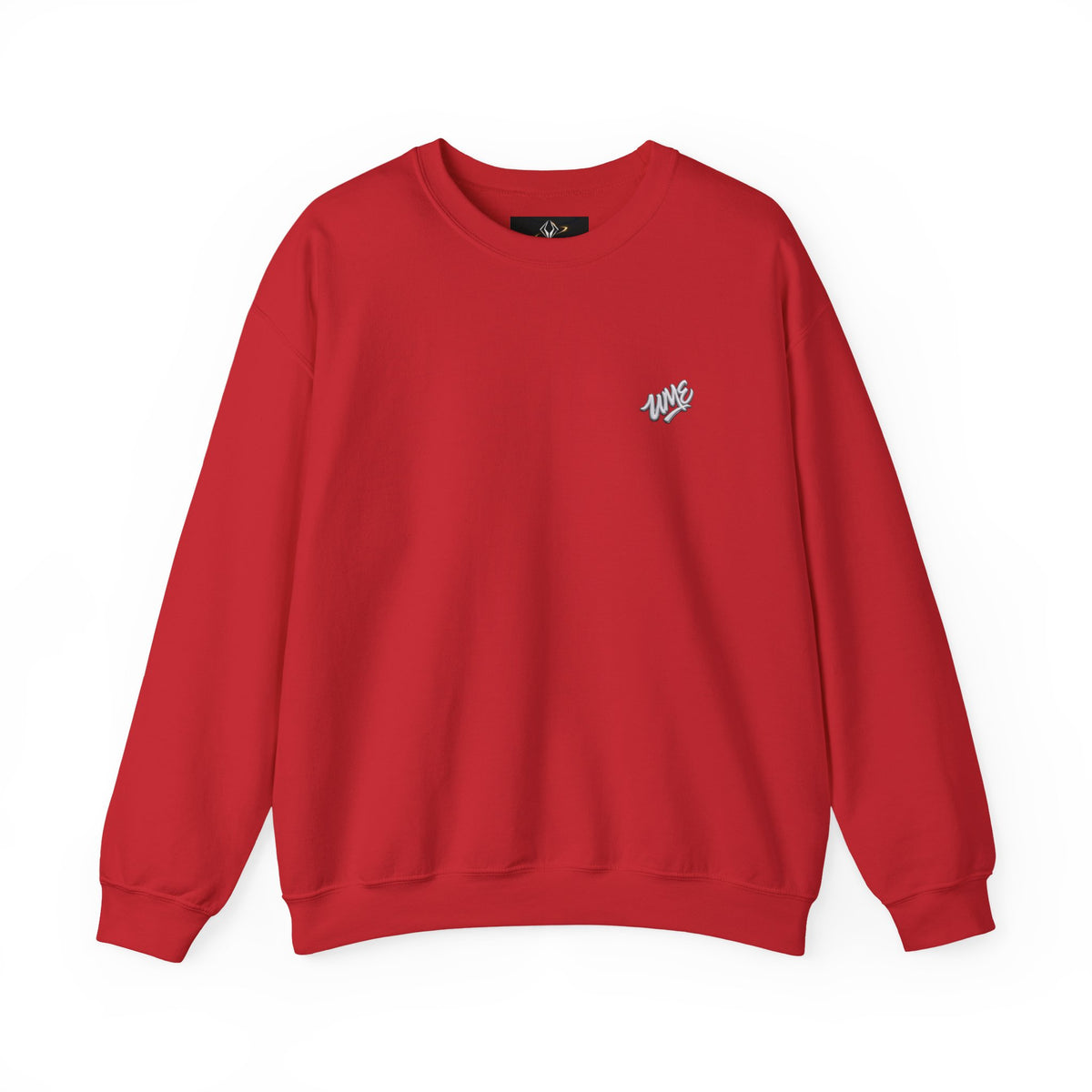 Crewneck Sweatshirt — UME White Logo All-Over Print