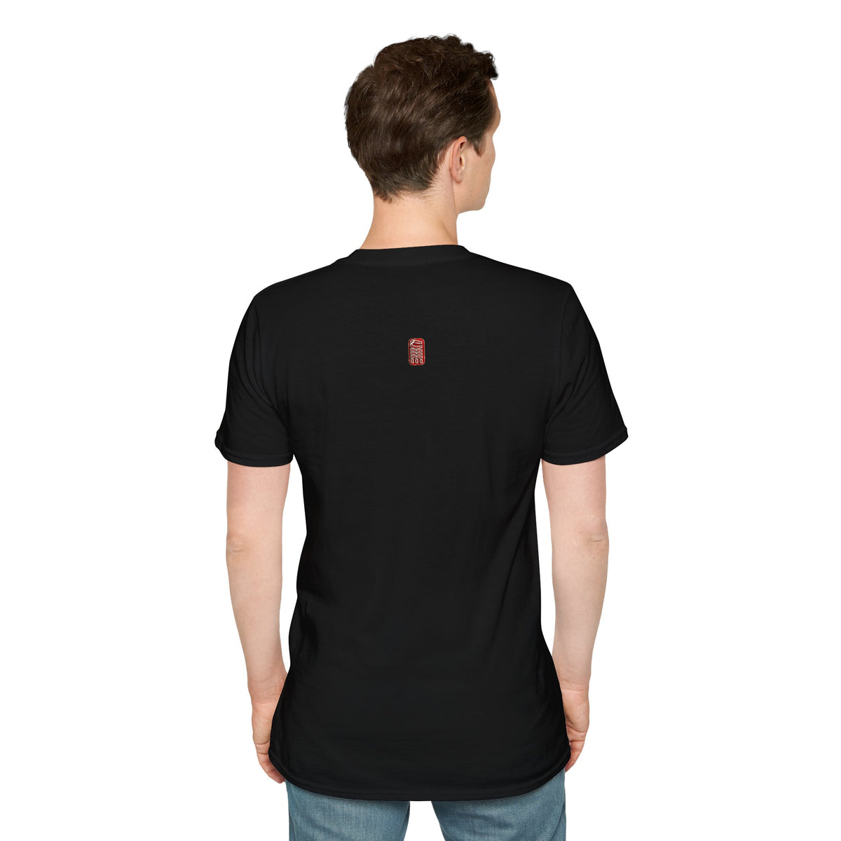 Minimalist Tiny Logo T-Shirt — Navy, White & More Base Colors