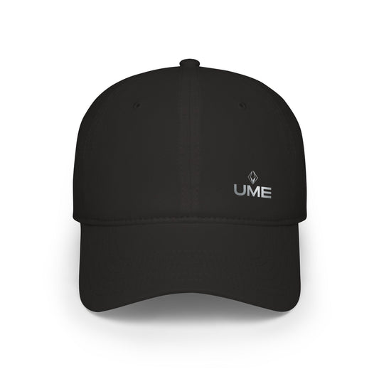 Low Profile Baseball Cap — Minimal 'UME' Logo Hat (Forest Green)