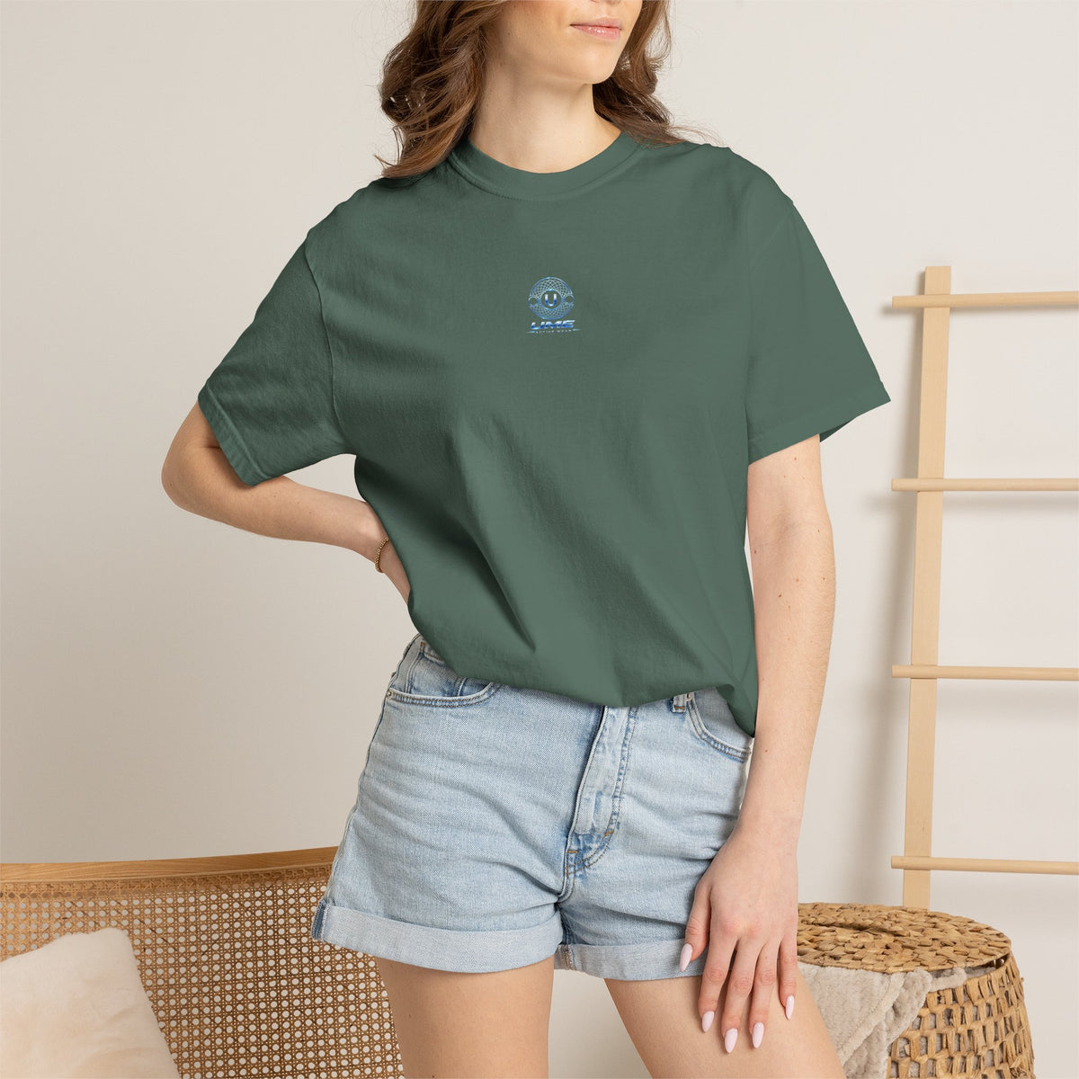 Garment-Dyed Heavyweight Tee — UME Activewear Logo