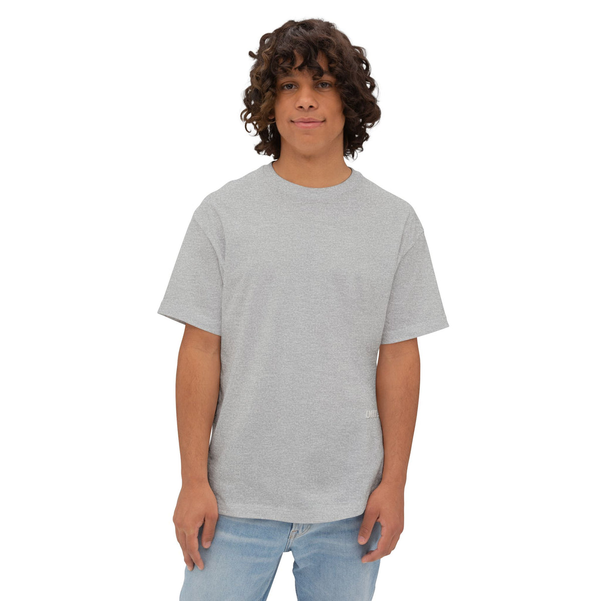Oversized Boxy T-Shirt — Multi-Color Minimal Graphic