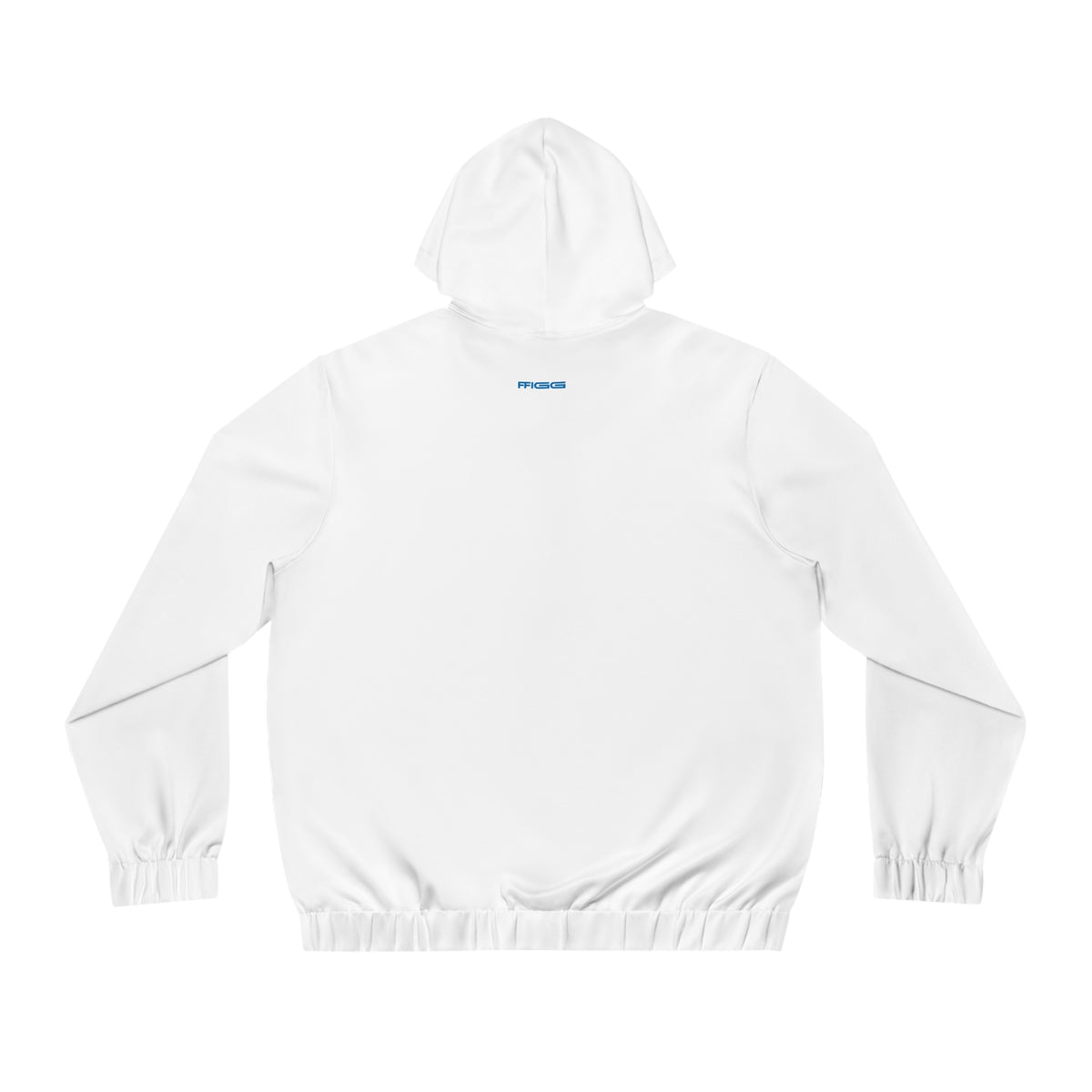 Men’s FFiGG Full-Zip Hoodie — White Racing Stripe All-Over Print
