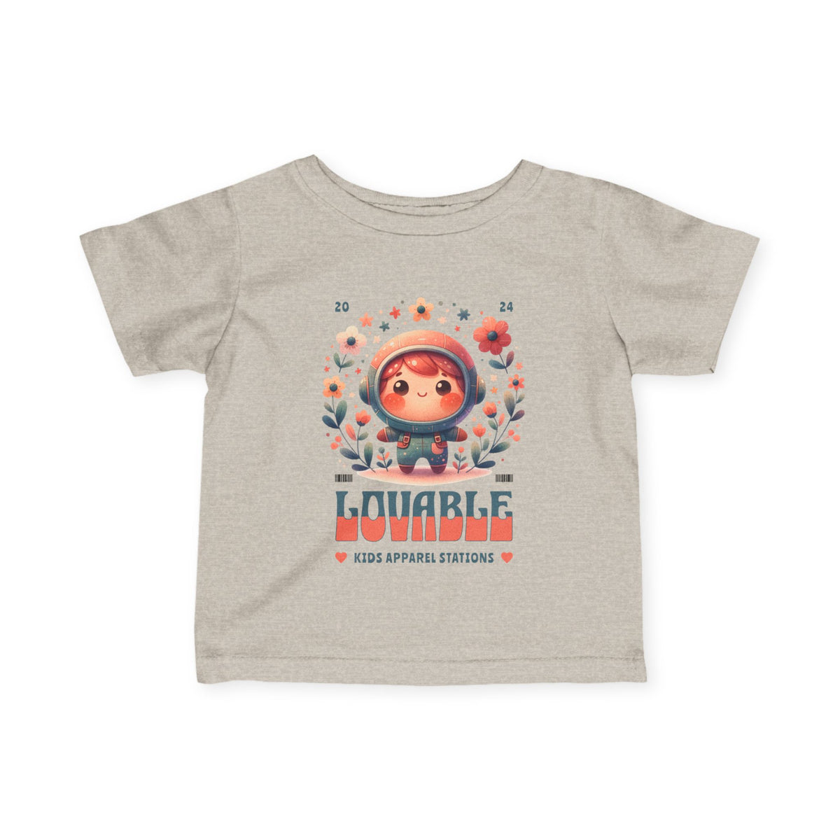 Lovable Astronaut Infant Tee — Cute Space Baby Graphic Baby Shirt
