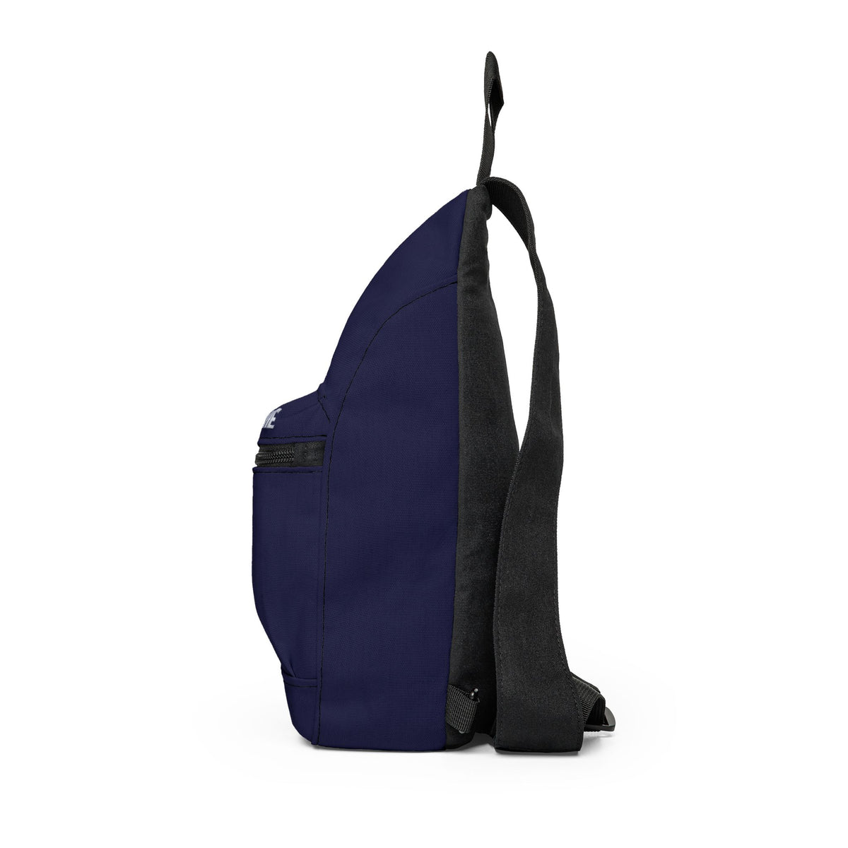 Navy UME Vertical Logo Sling Bag – Compact Crossbody Daypack