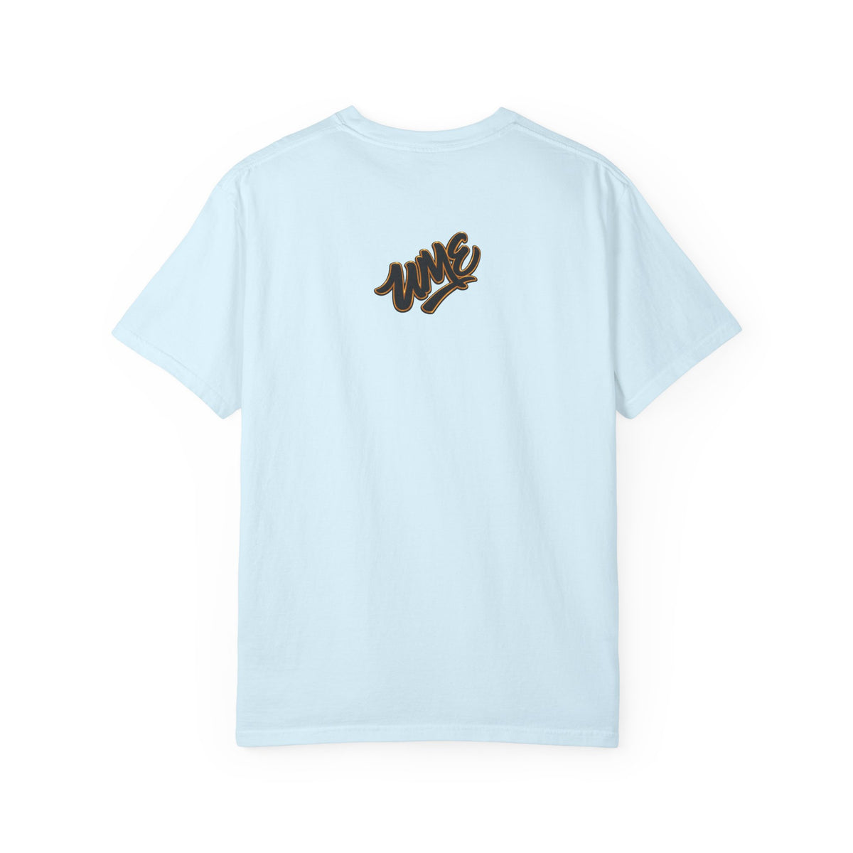 Garment-Dyed Heavyweight Tee — UME Black Logo Front & Back