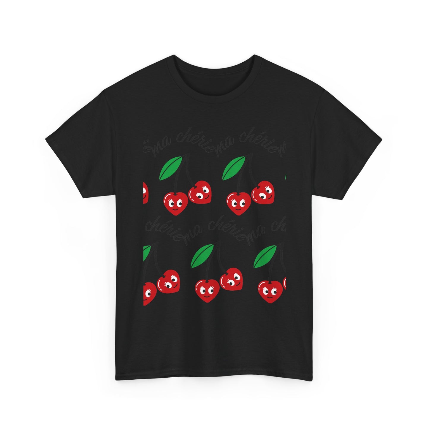 Cherry Pattern T‑Shirt — Cute Cherie Graphic Tee