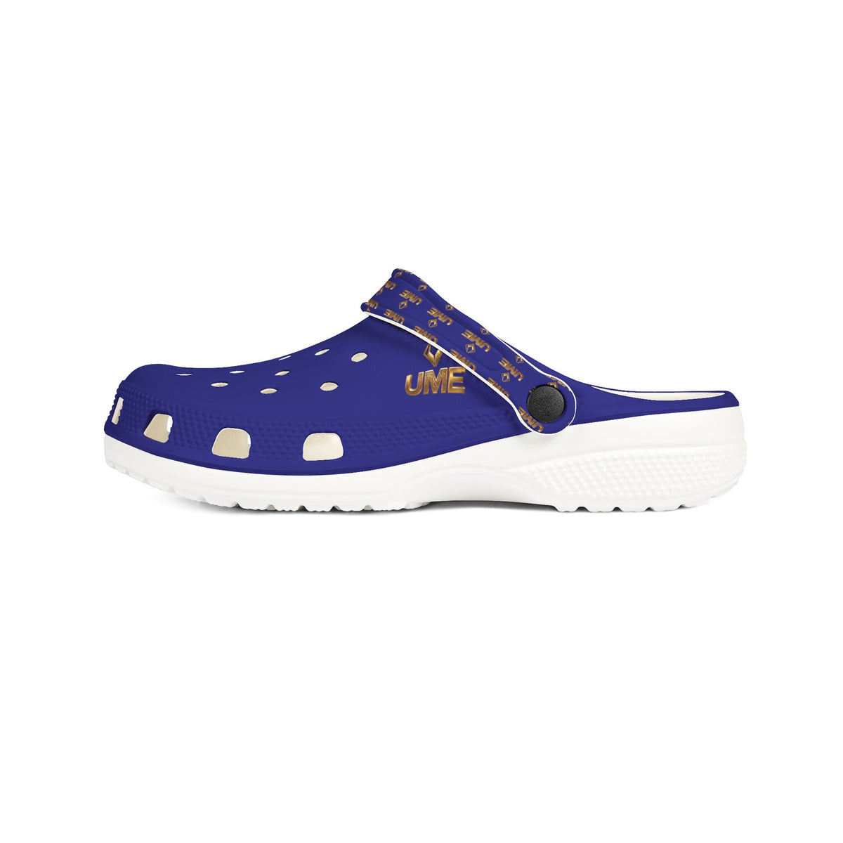 Navy All-Over Print EVA Foam Clogs — Slip-On Shoes