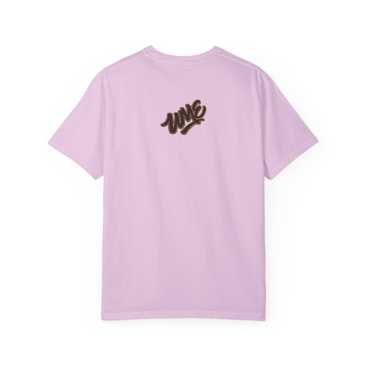 Garment-Dyed Heavyweight Tee — UME Black Logo Front & Back