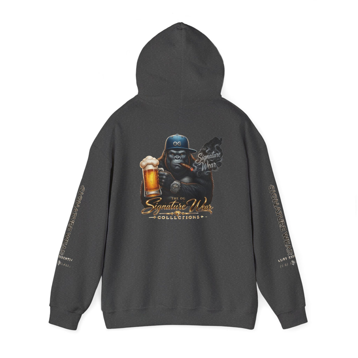 Signature Wear Gorilla Graphic Hoodie — Black, White, Sand & More