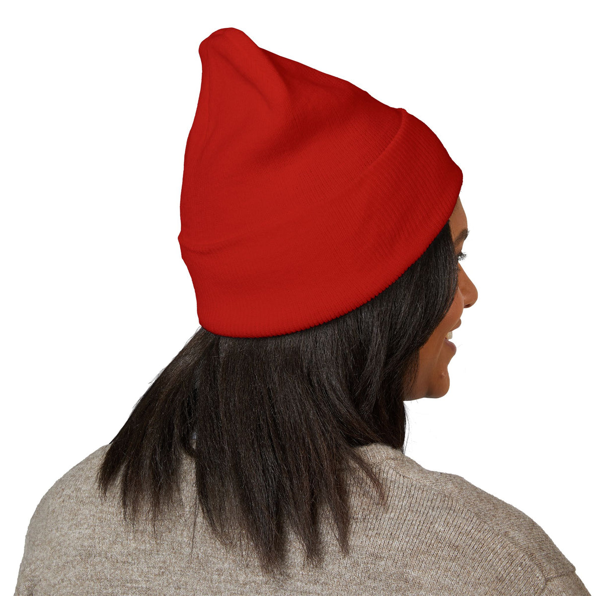 UME Embroidered Cuffed Beanie — White, Red & More Colors