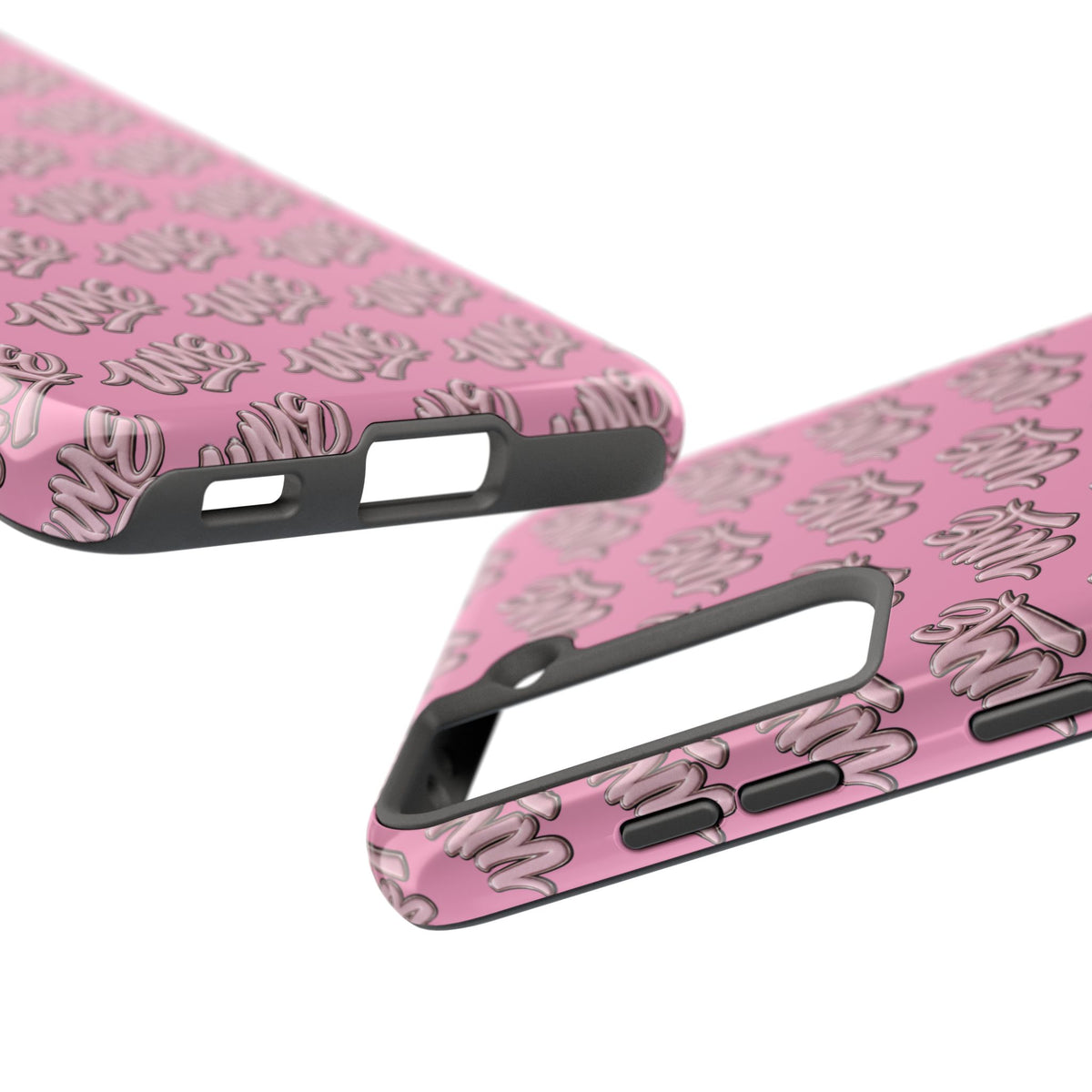 UME Tough Phone Case — Pink Logo Print | iPhone & Samsung