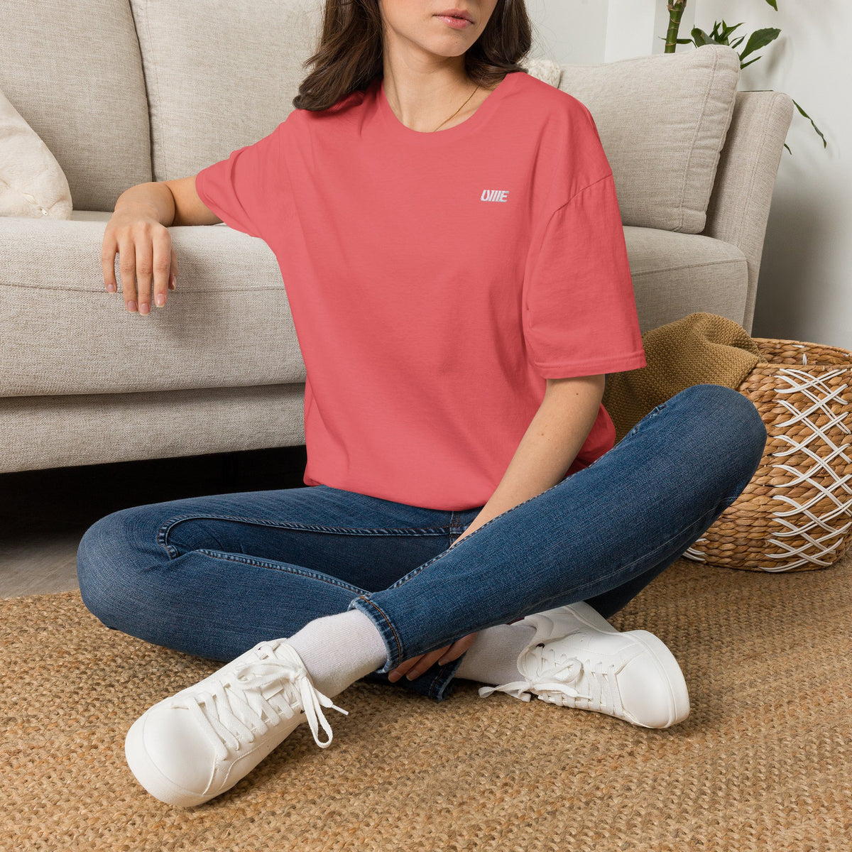 UME Retro Logo T‑Shirt — Multi-Color Minimal Sporty Graphic Tee