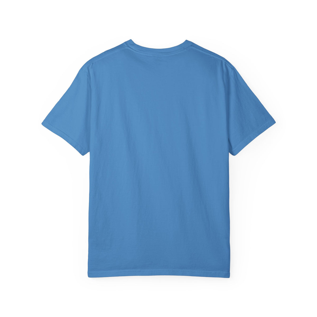 T-Shirt — Abstract 'America' Graphic Tee (Red & Blue Geometric Design)
