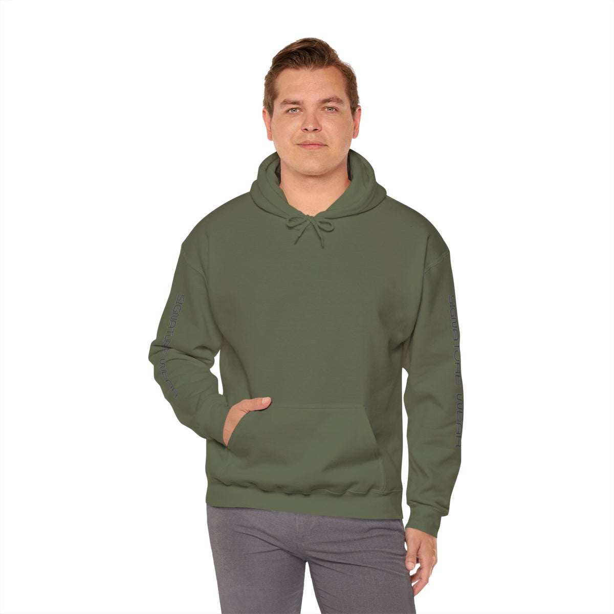 Signature Wear Graphic Hoodie — White, Black, Sand & More