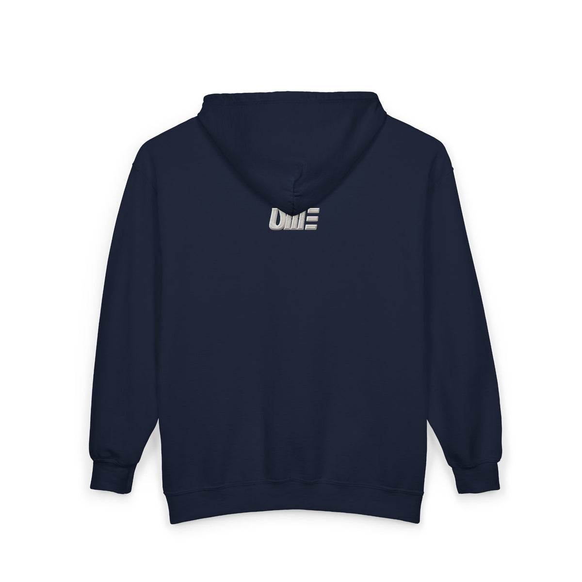 Full-Zip Midweight Hoodie — Multi-Color Minimal Graphic