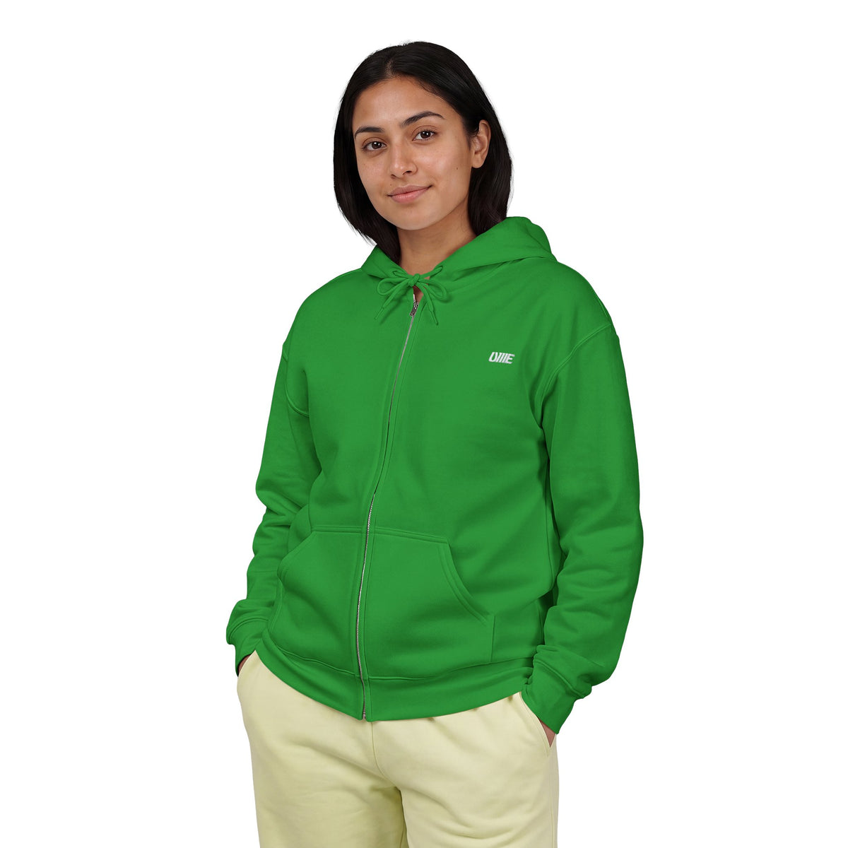 UME Multi-Color Full-Zip Hoodie — Heavy Blend Embroidered Sweatshirt