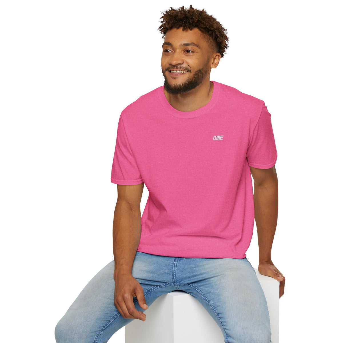 UME Retro Logo T‑Shirt — Multi-Color Minimal Sporty Graphic Tee