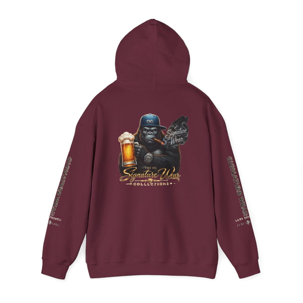 Signature Wear Gorilla Graphic Hoodie — Black, White, Sand & More