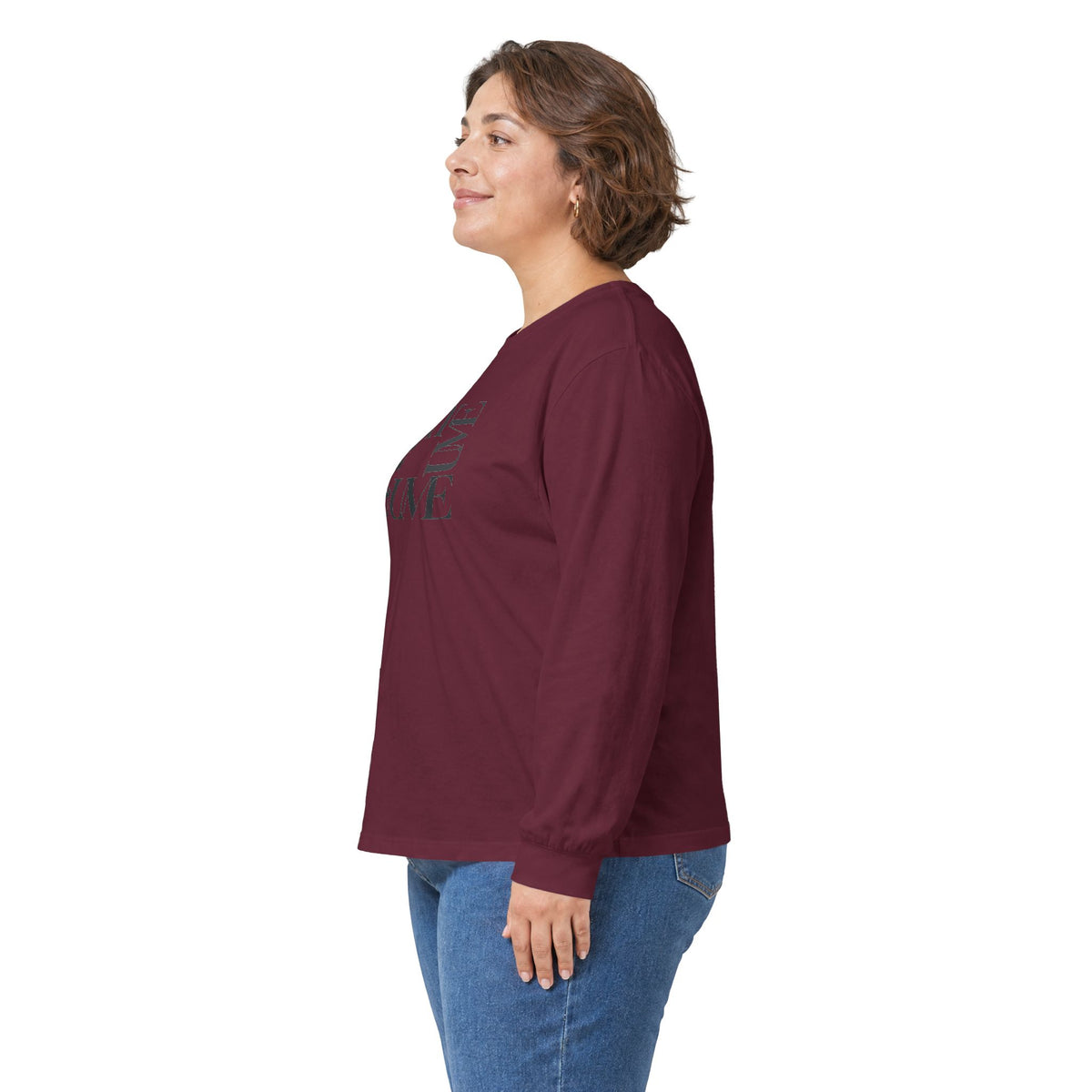 UME Typography Long Sleeve Tee — White, Black & More Colors