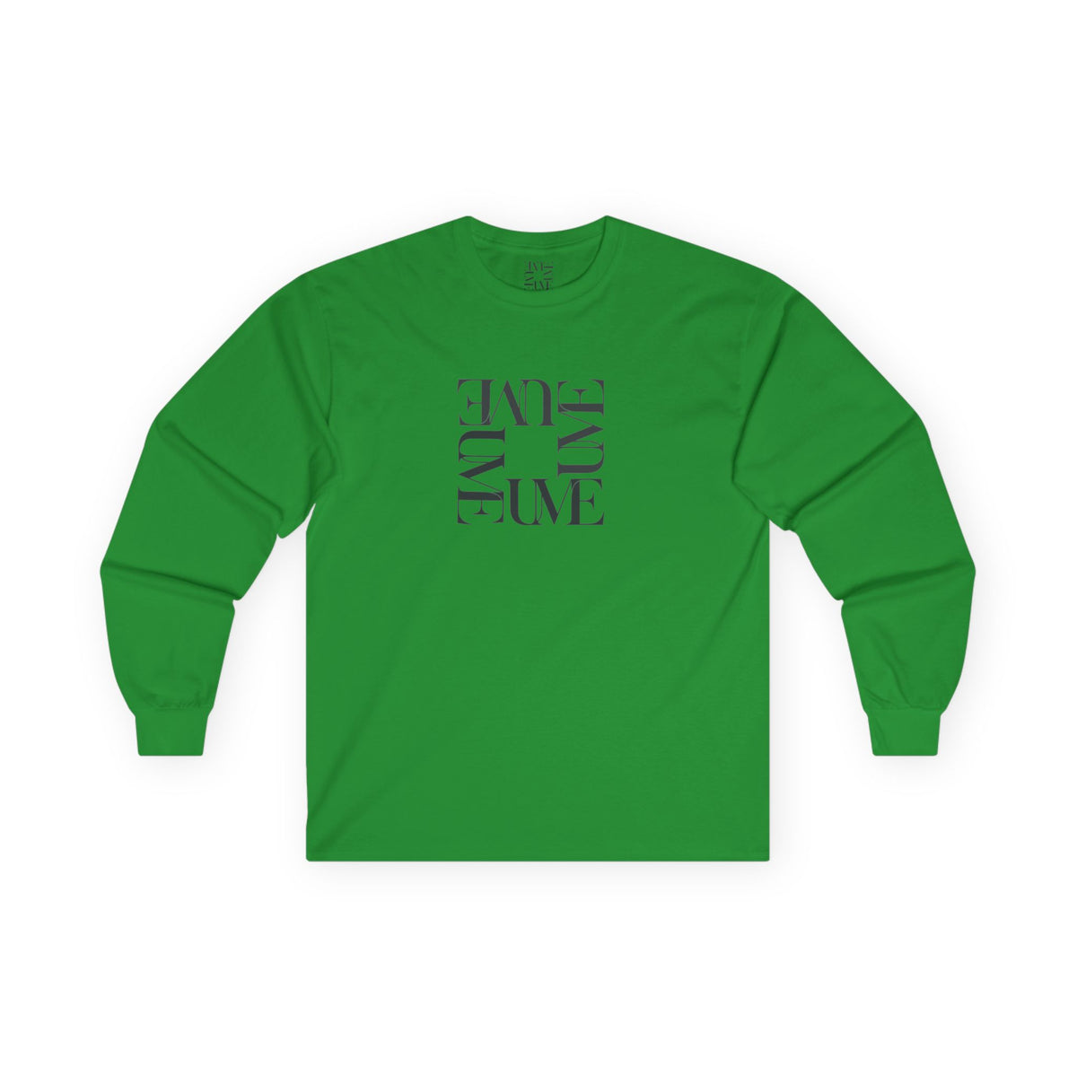 UME Typography Long Sleeve Tee — White, Black & More Colors