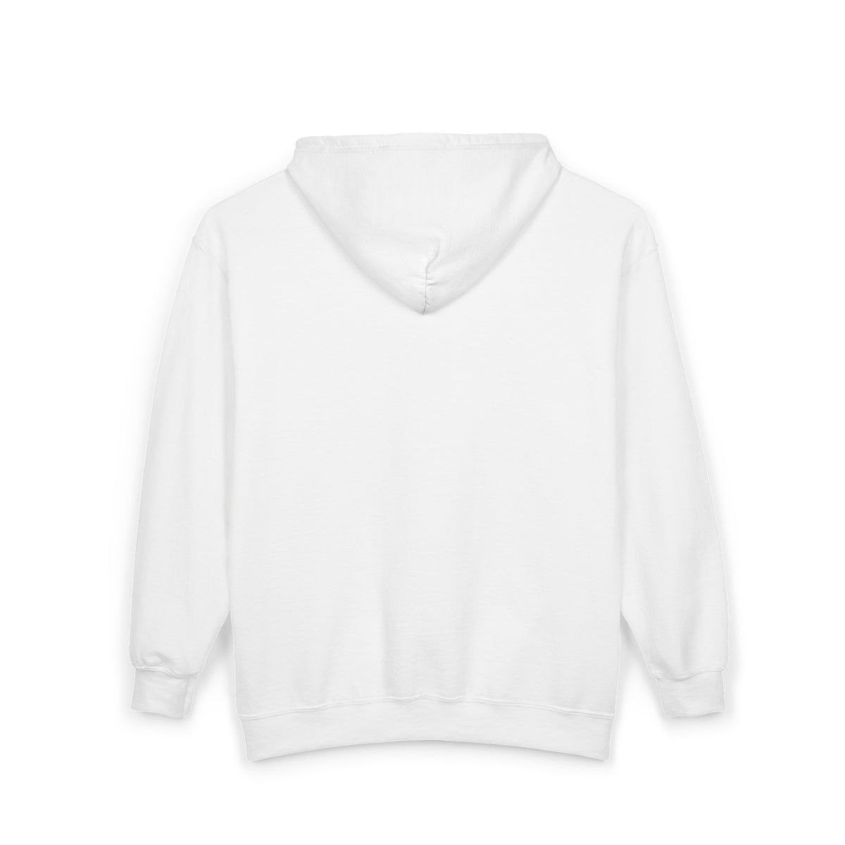 Minimalist Full-Zip Hoodie — White, Black & More Base Colors