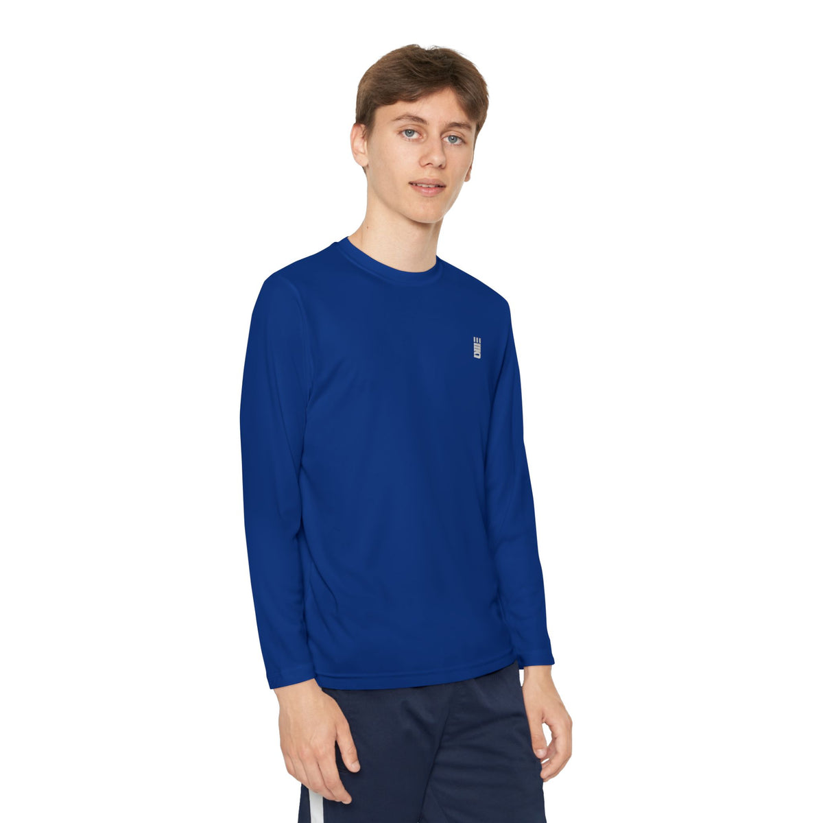 Youth Long-Sleeve Performance Tee — Multi-Color Athletic Top
