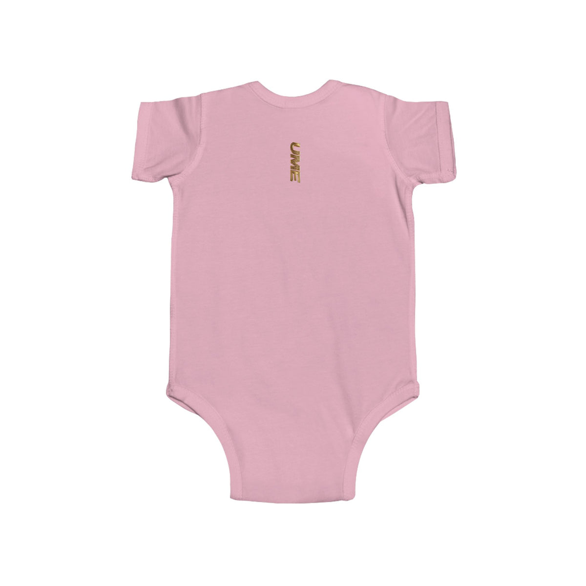 Gold UME Baby Bodysuit — Soft Cotton Infant Onesie