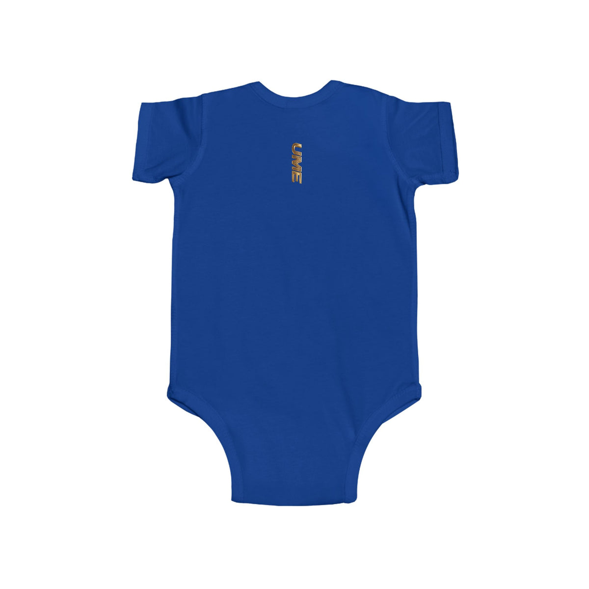 Gold UME Baby Bodysuit — Soft Cotton Infant Onesie