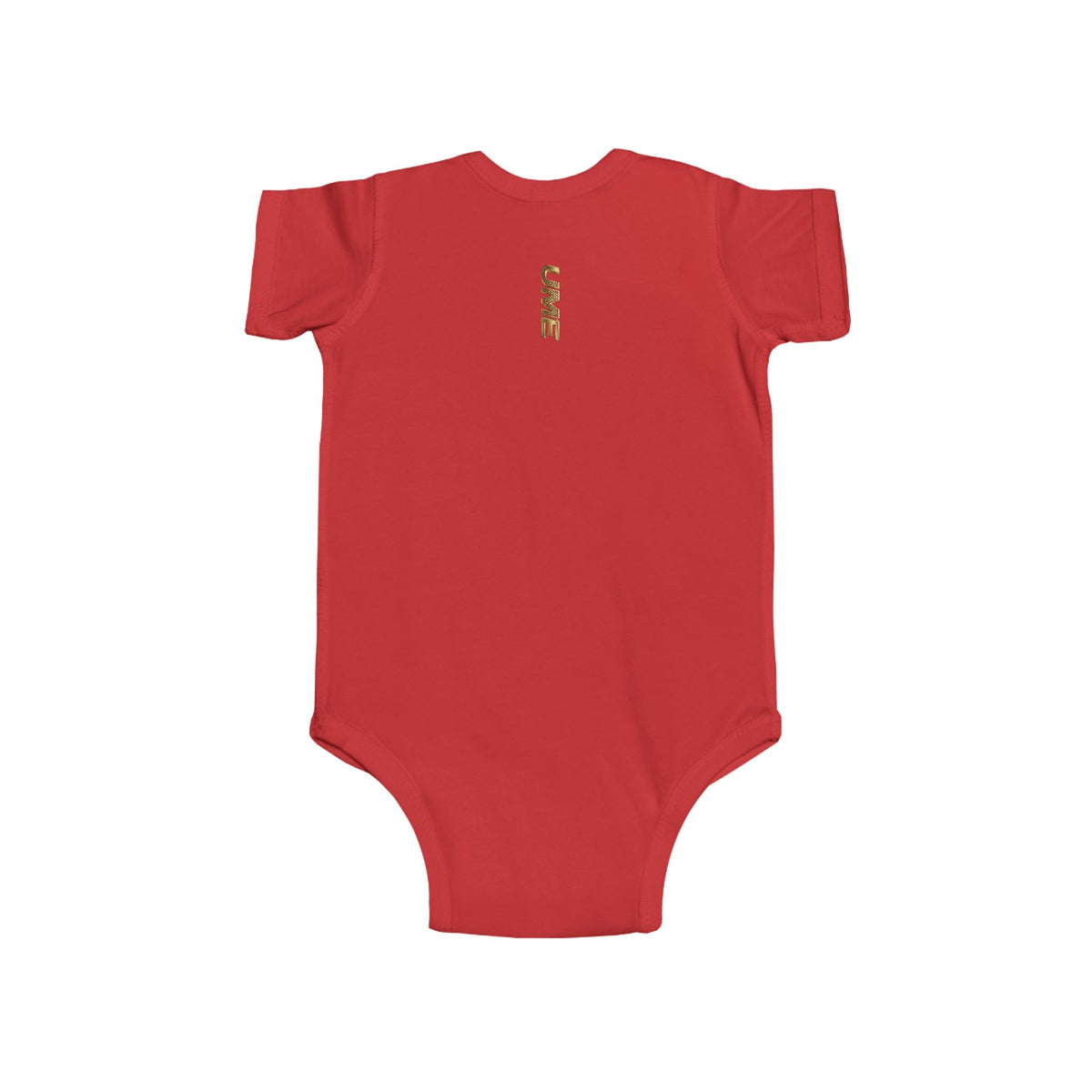 Gold UME Baby Bodysuit — Soft Cotton Infant Onesie