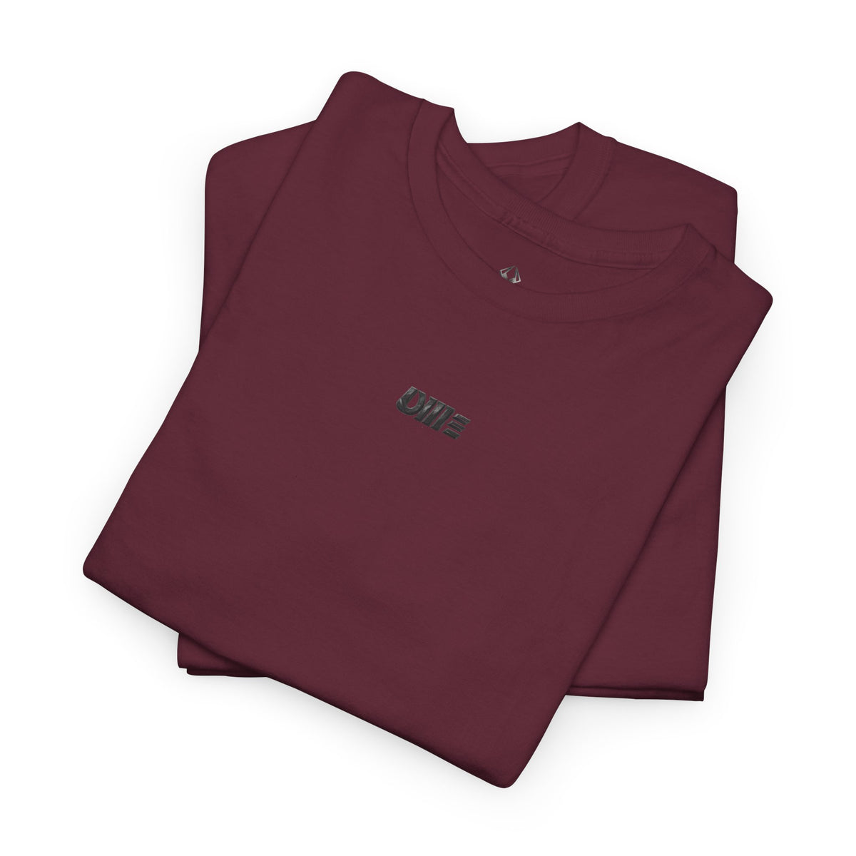 Minimalist Micro Logo Tee - White Cotton Casual Shirt