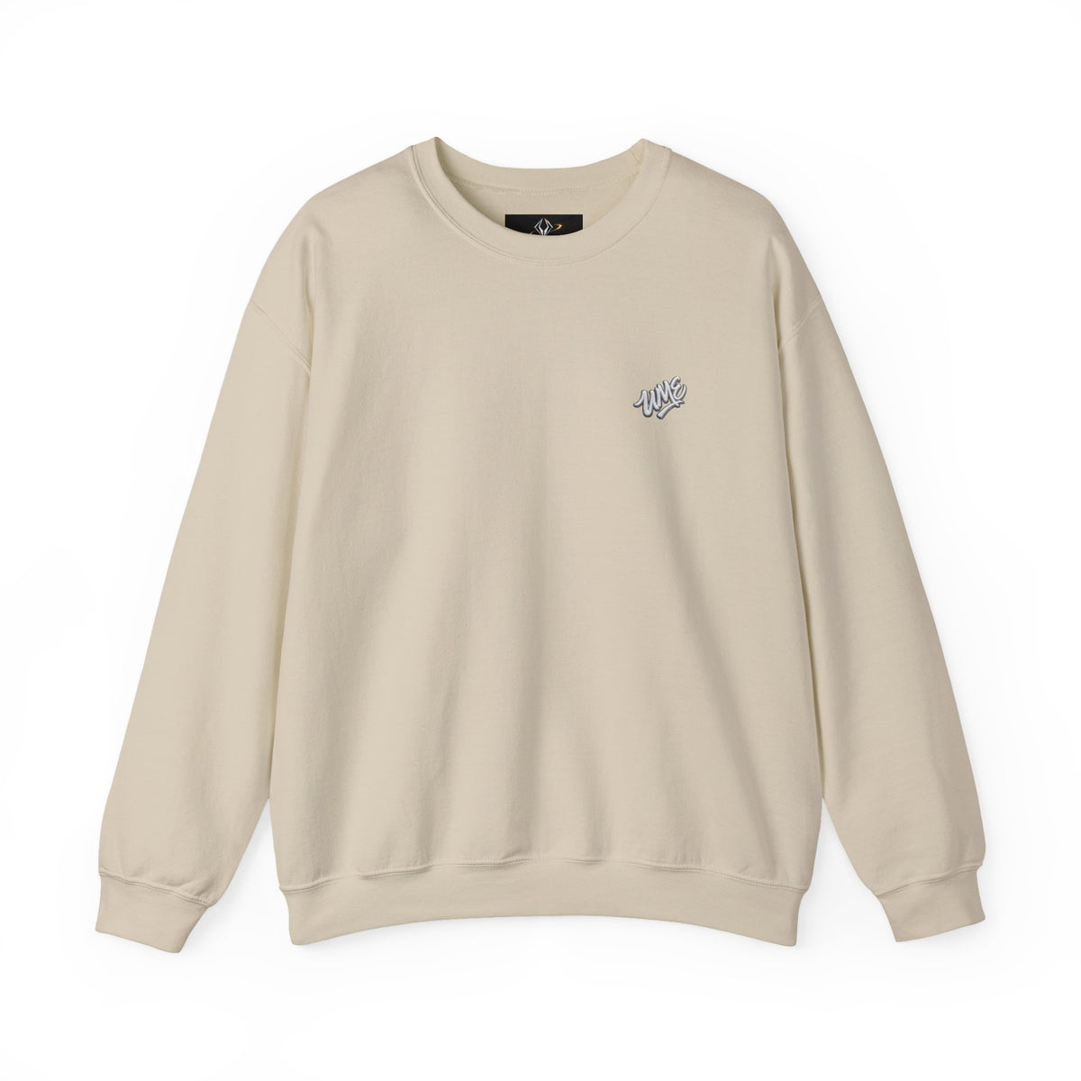 Crewneck Sweatshirt — UME White Logo All-Over Print