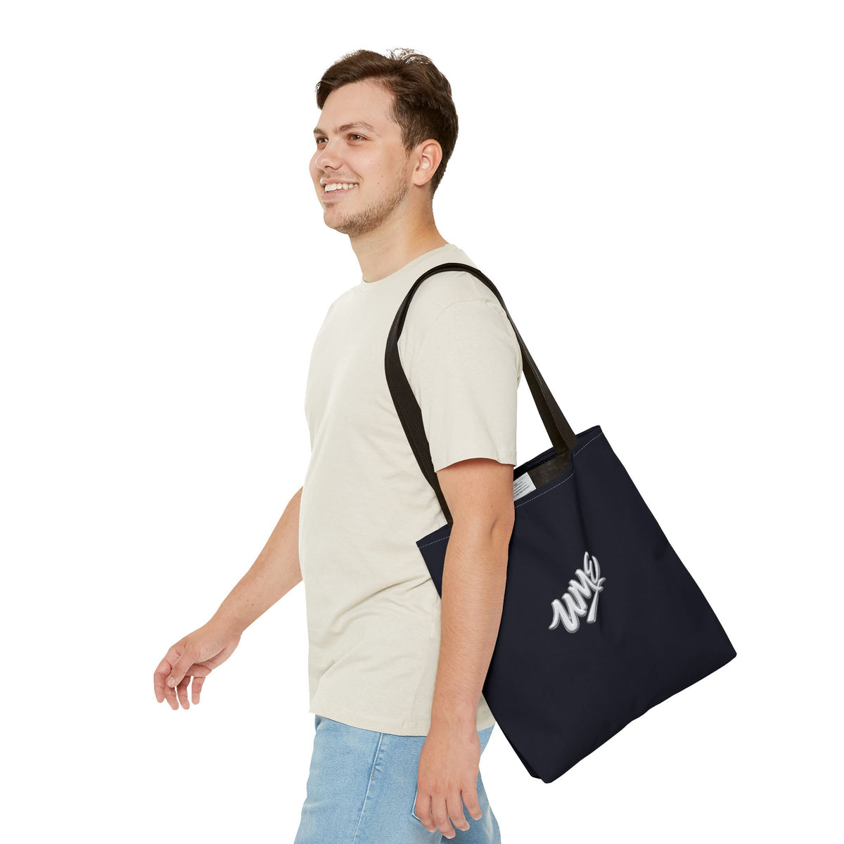 Tote Bag — UME White Logo Streetwear Carryall