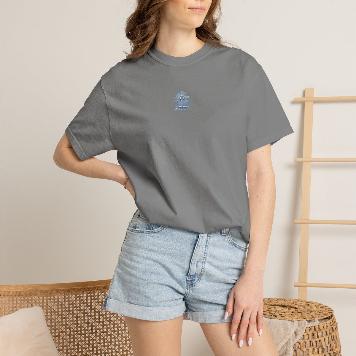 Garment-Dyed Heavyweight Tee — UME Activewear Logo
