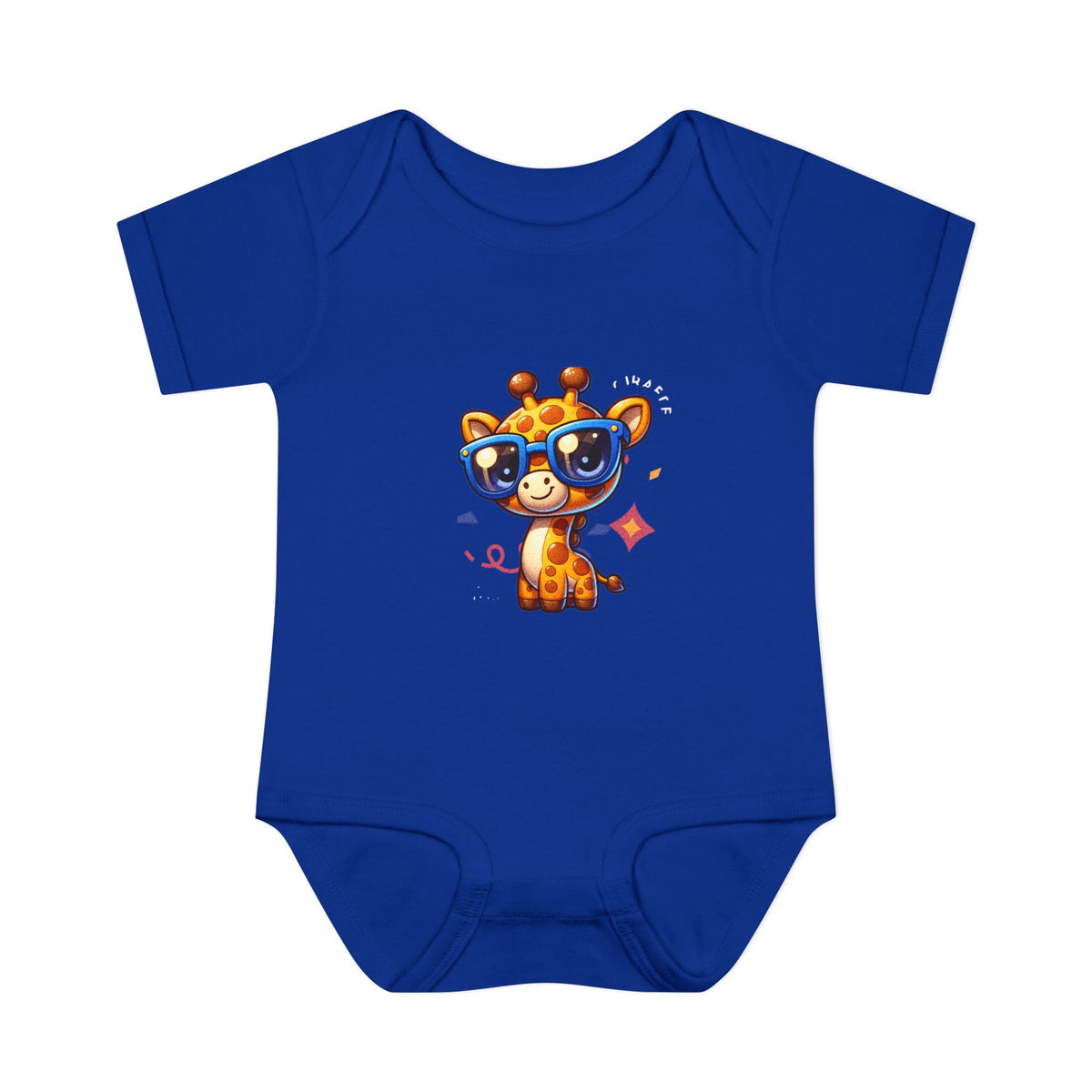 Giraffe Sunglasses Baby Bodysuit — Cute Infant Onesie