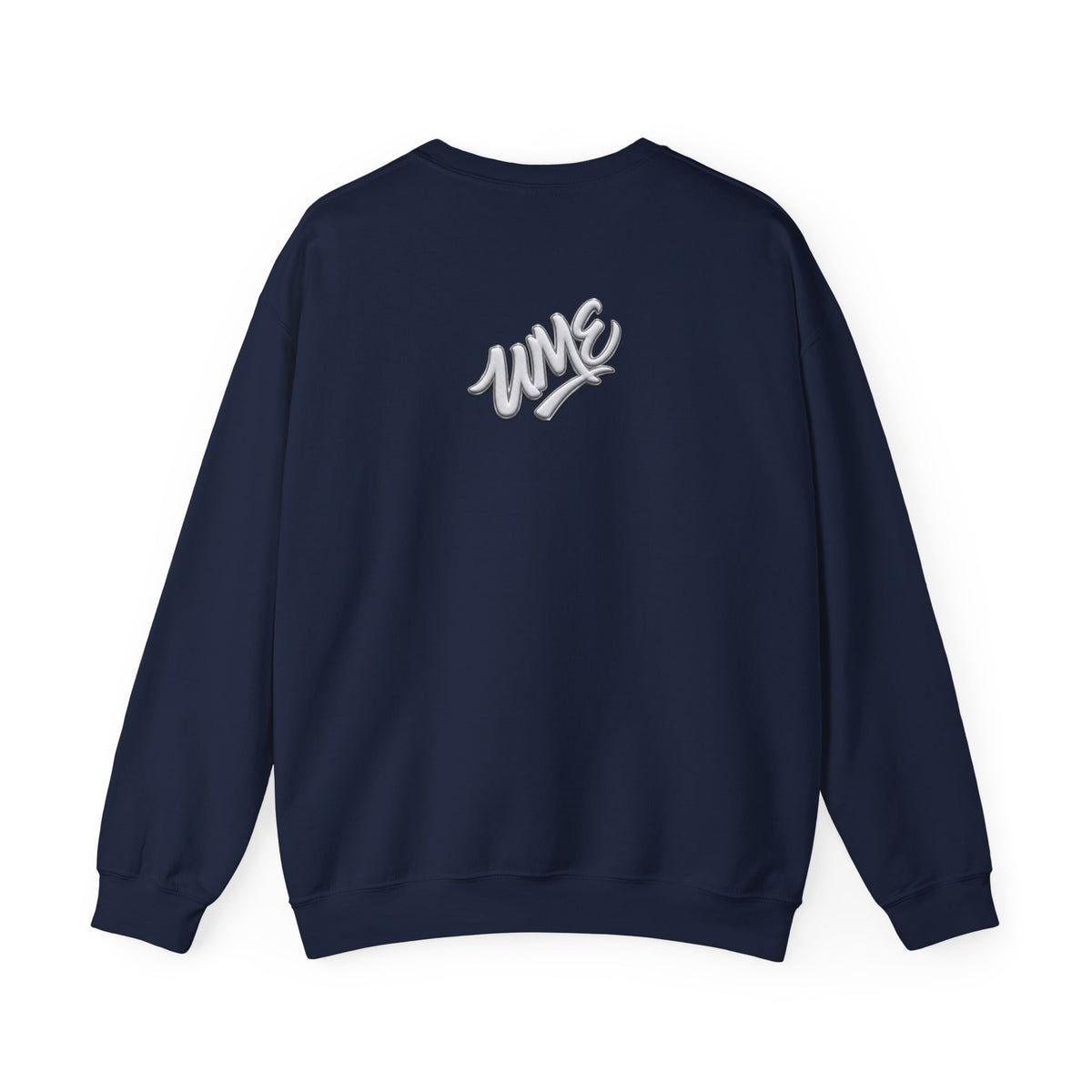 Crewneck Sweatshirt — UME White Logo All-Over Print