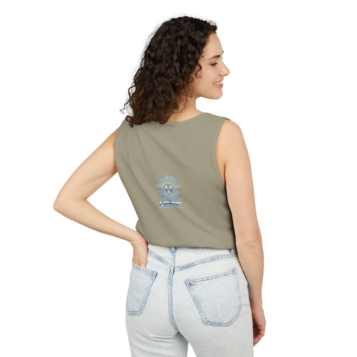 Garment-Dyed Tank Top — UME Activewear Logo