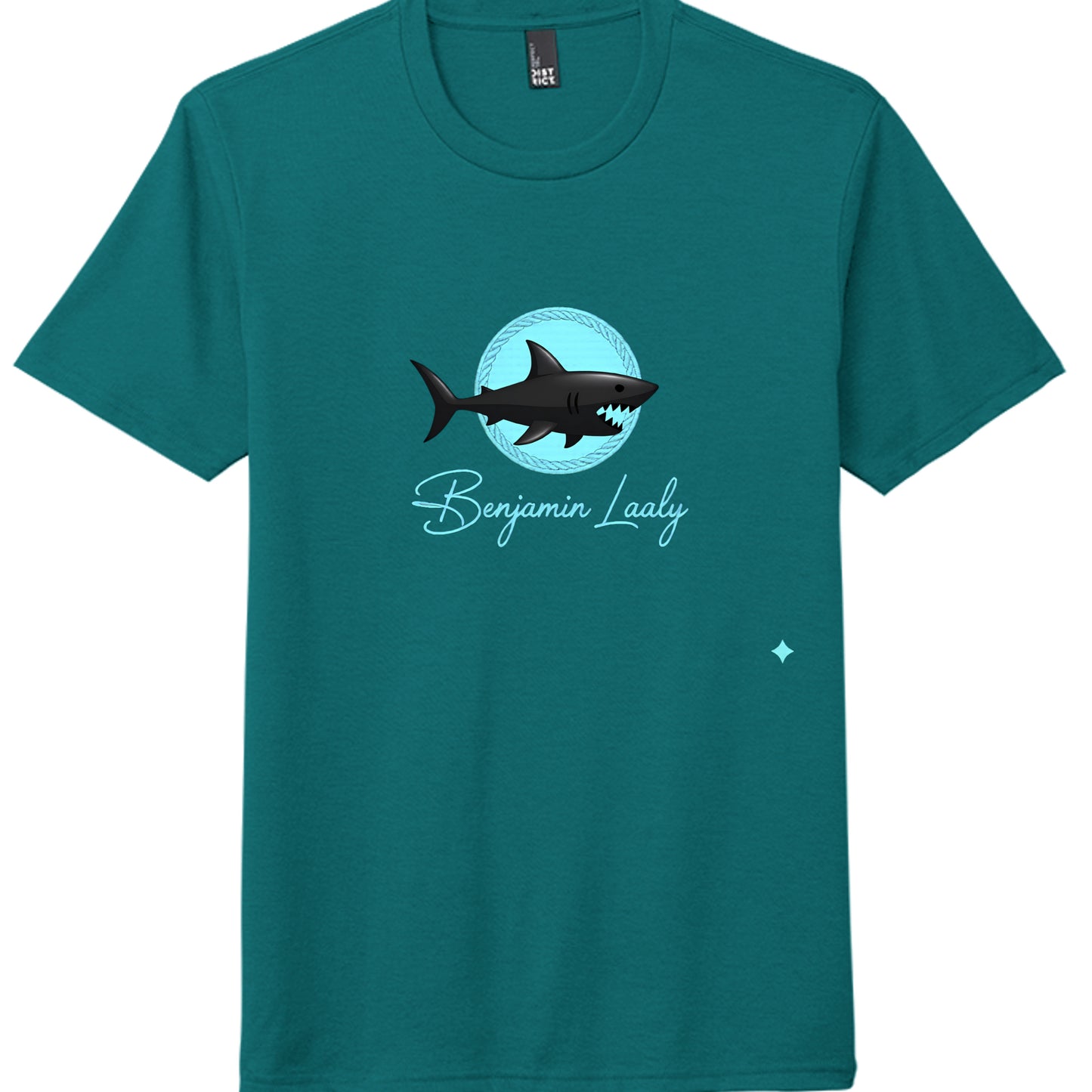 Heathered Teal - DM130 - FRONT