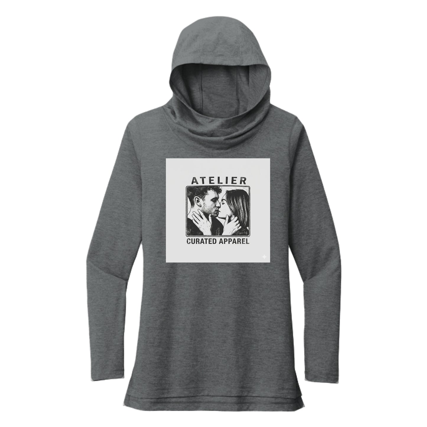 Dark Grey Hthr - LST406 - FRONT