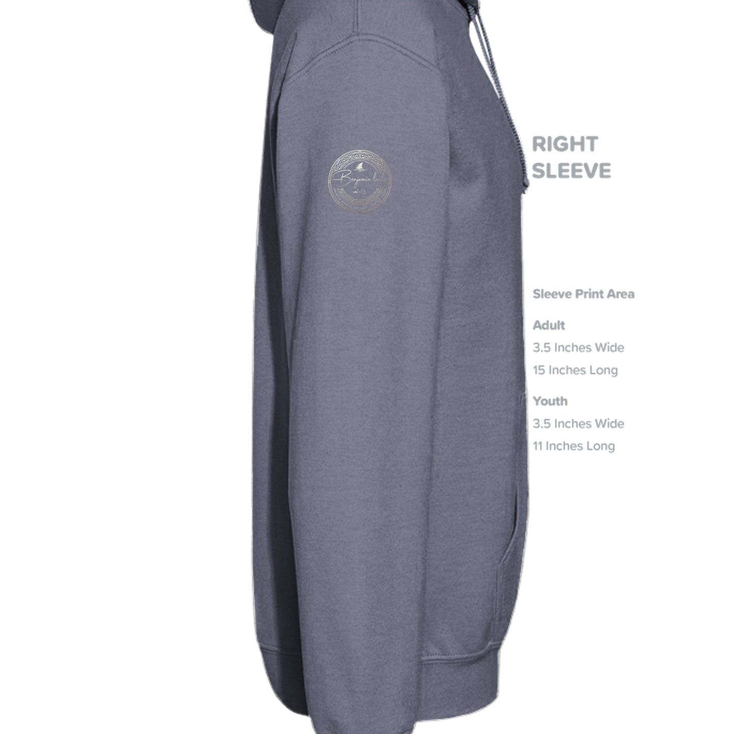True Navy Hthr - LST406 - SLEEVE_RIGHT
