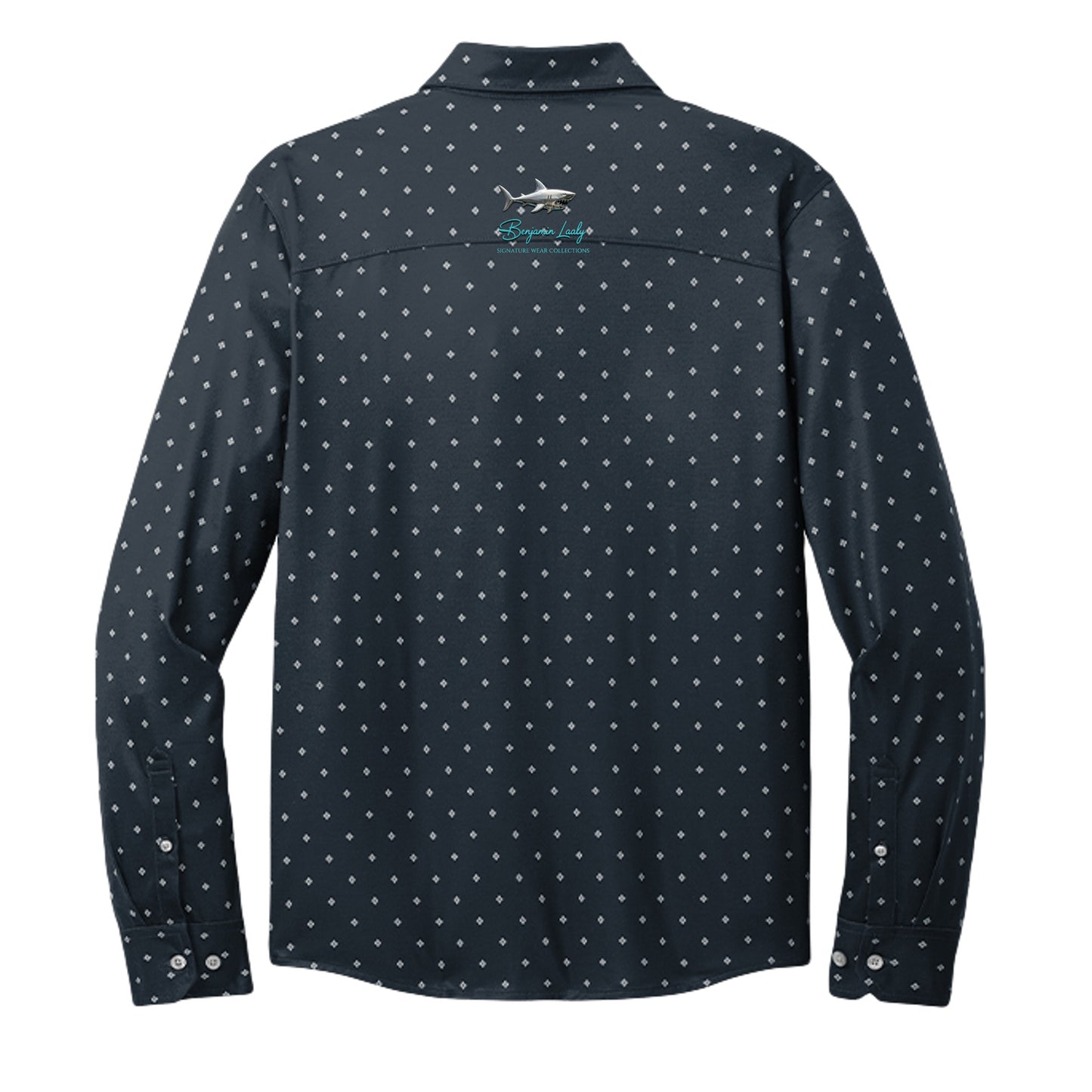 Navy Geo Diamond - MM1018 - BACK