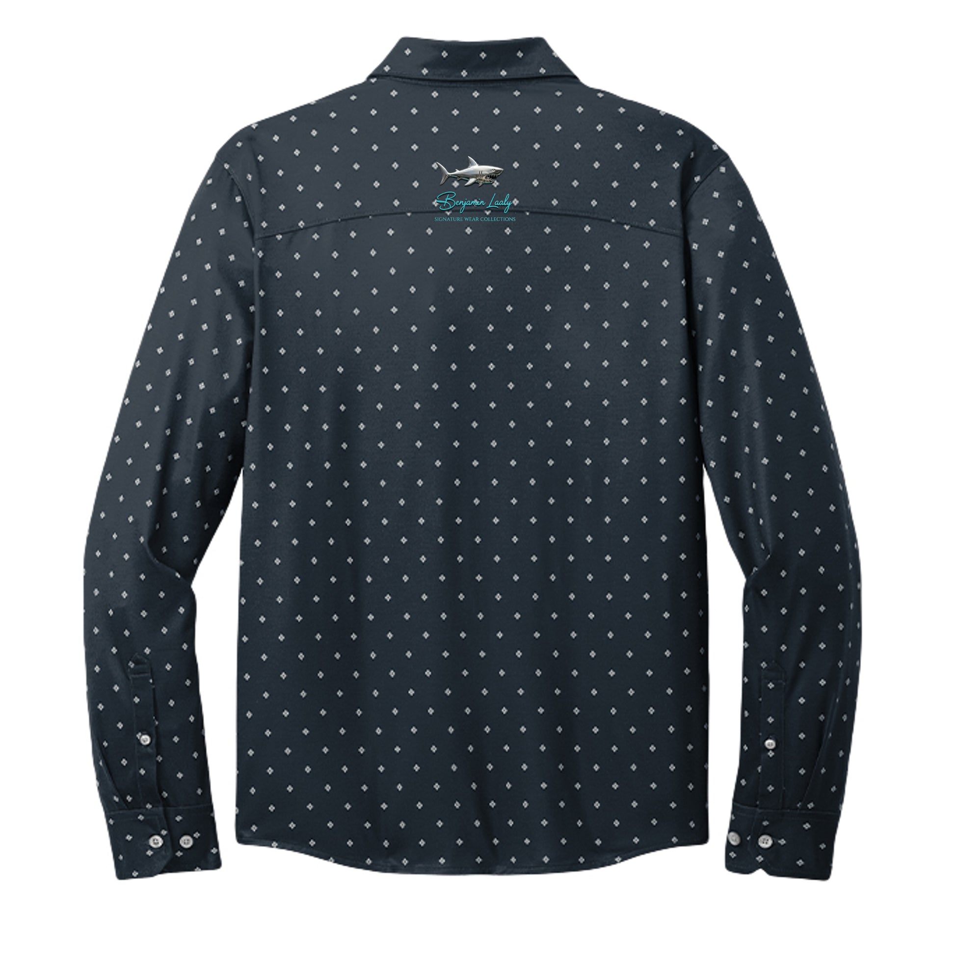 Navy Geo Diamond - MM1018 - BACK