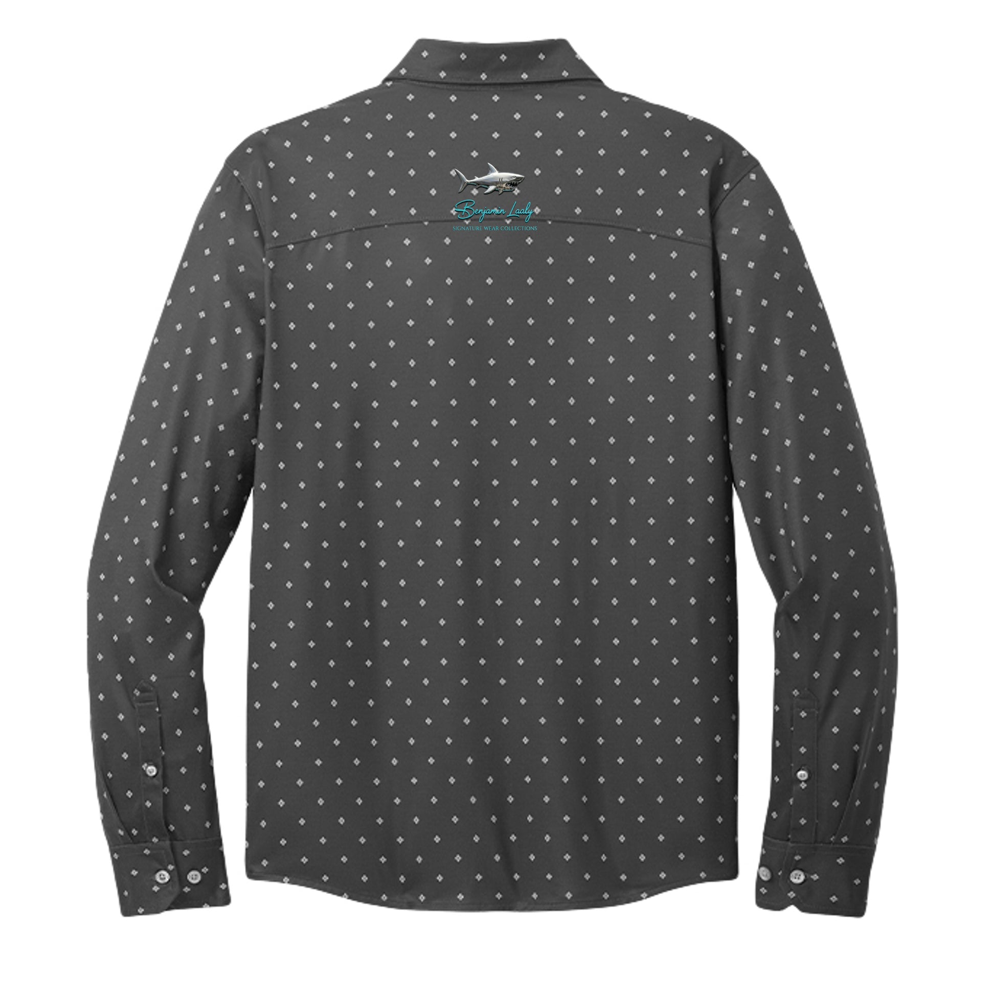 Anchor Grey Geo Diamond - MM1018 - BACK