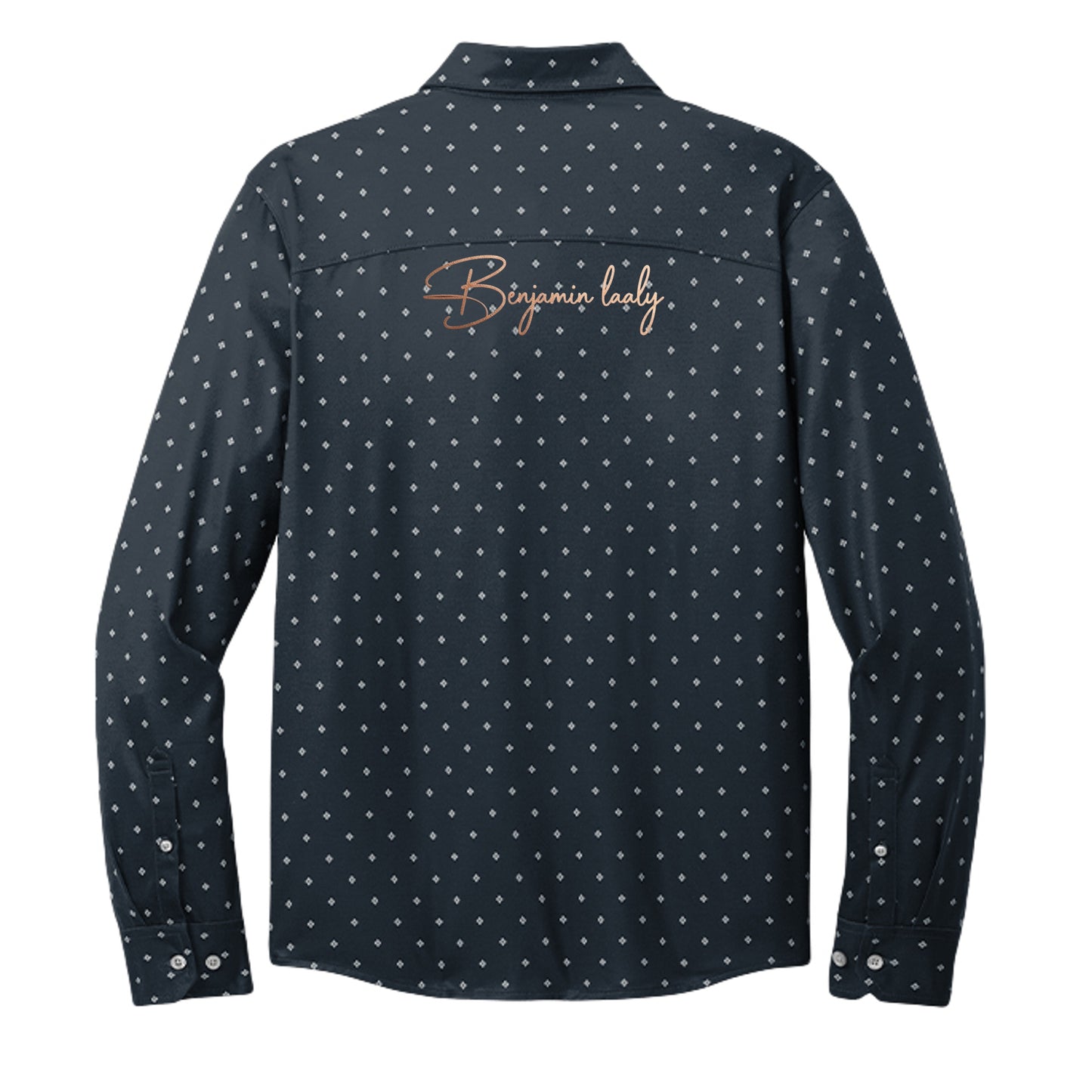 Navy Geo Diamond - MM1018 - BACK
