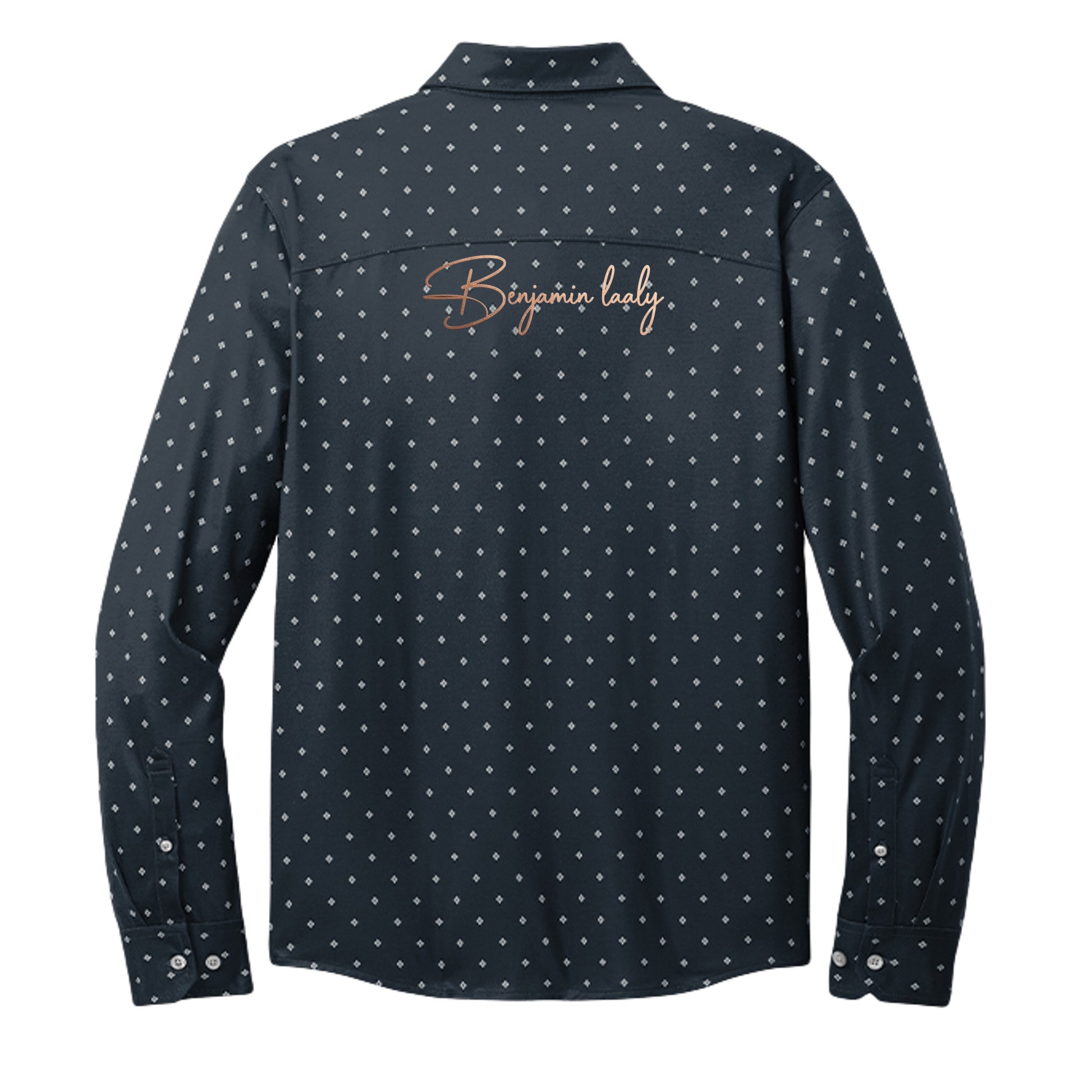 Navy Geo Diamond - MM1018 - BACK