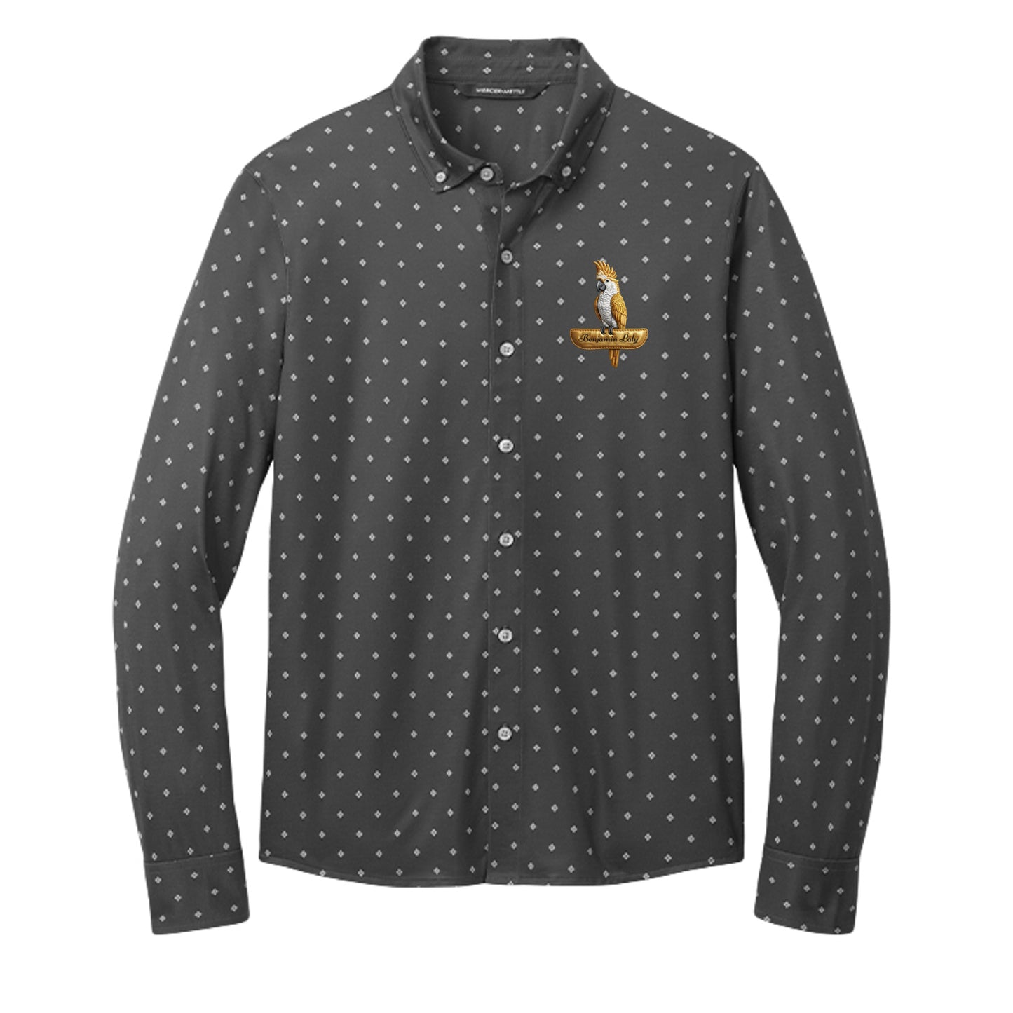 Anchor Grey Geo Diamond - MM1018 - FRONT