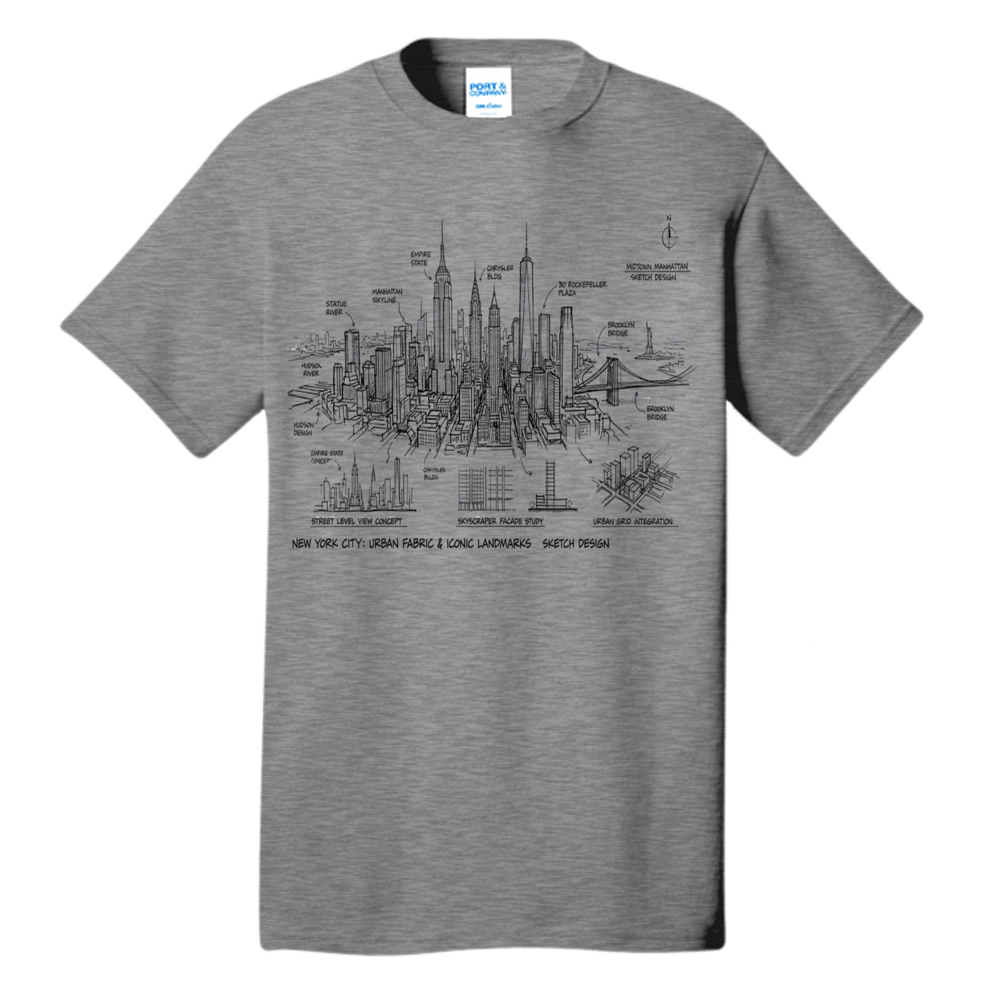 Athletic Heather - PC54T - FRONT