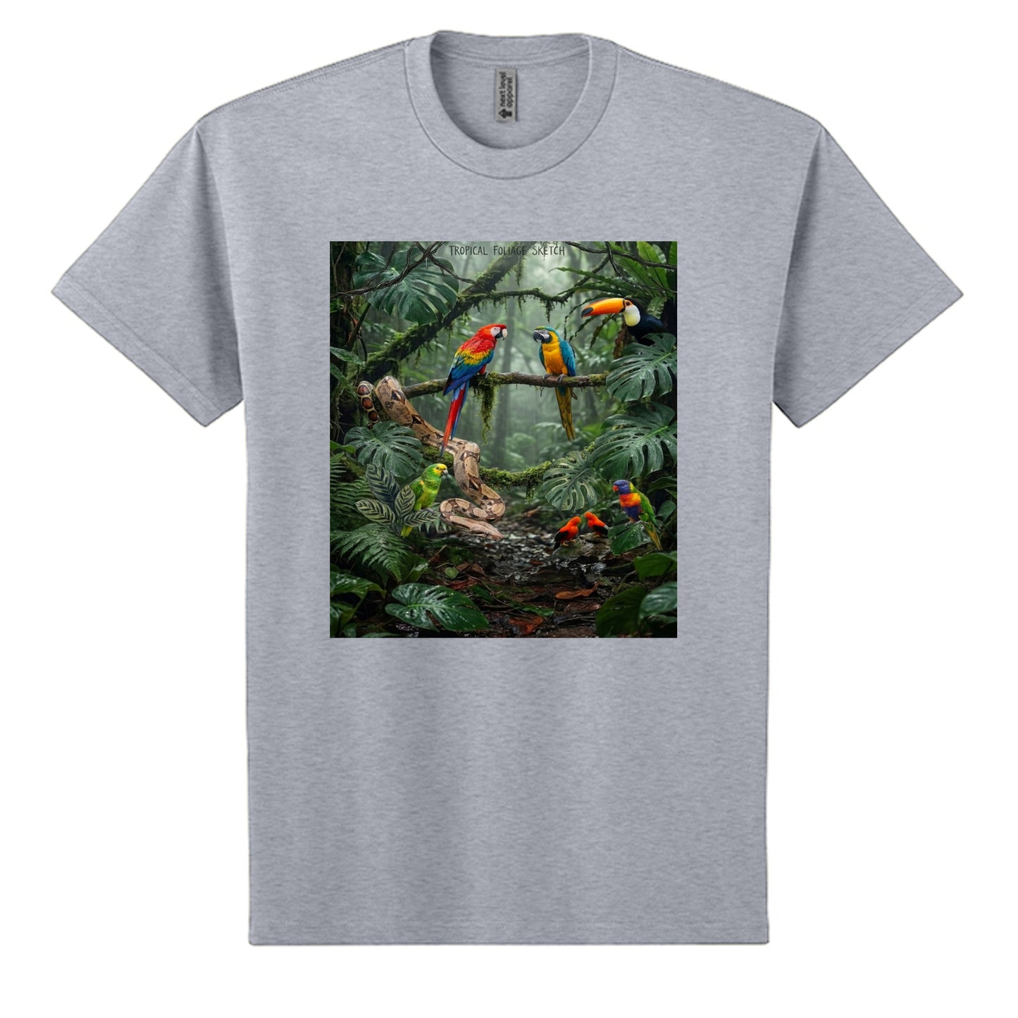 Heather Grey - 7200 - FRONT