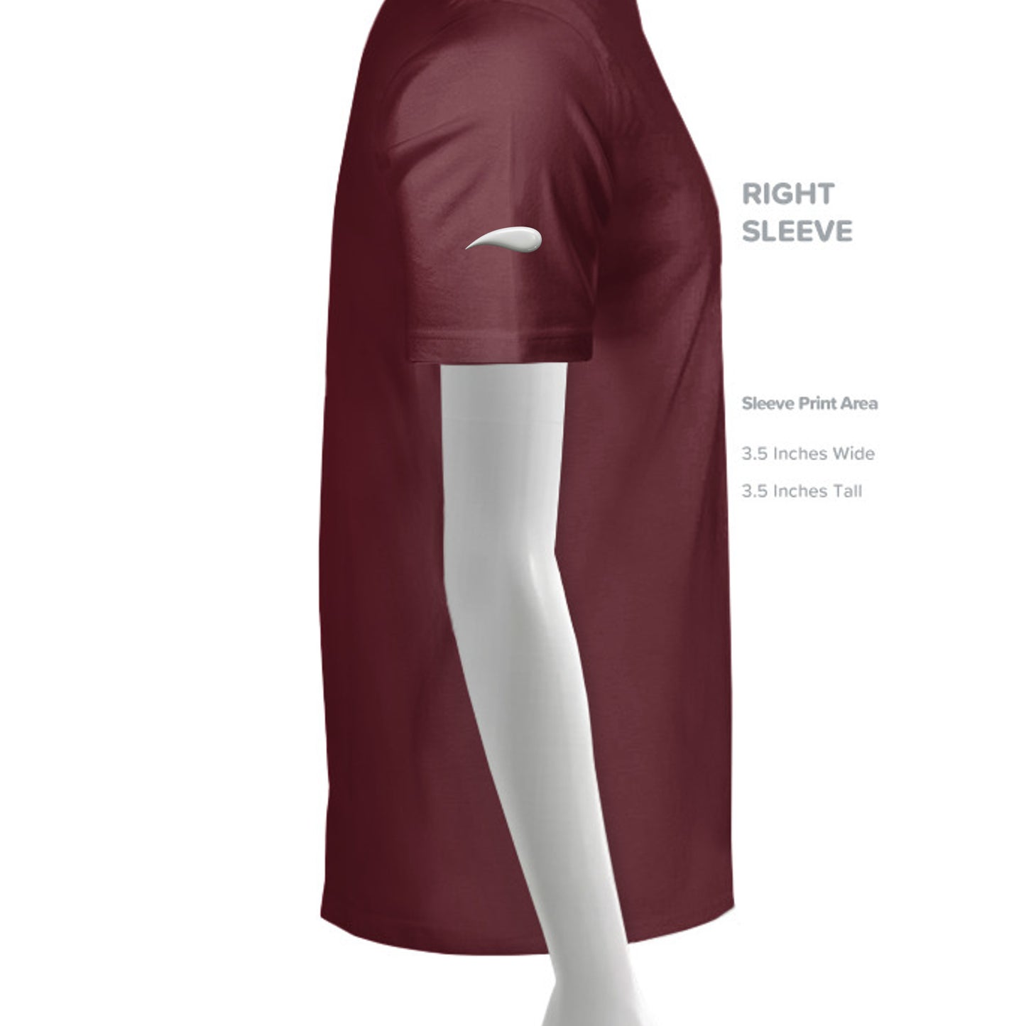 Athletic Maroon - PC61T - SLEEVE_RIGHT